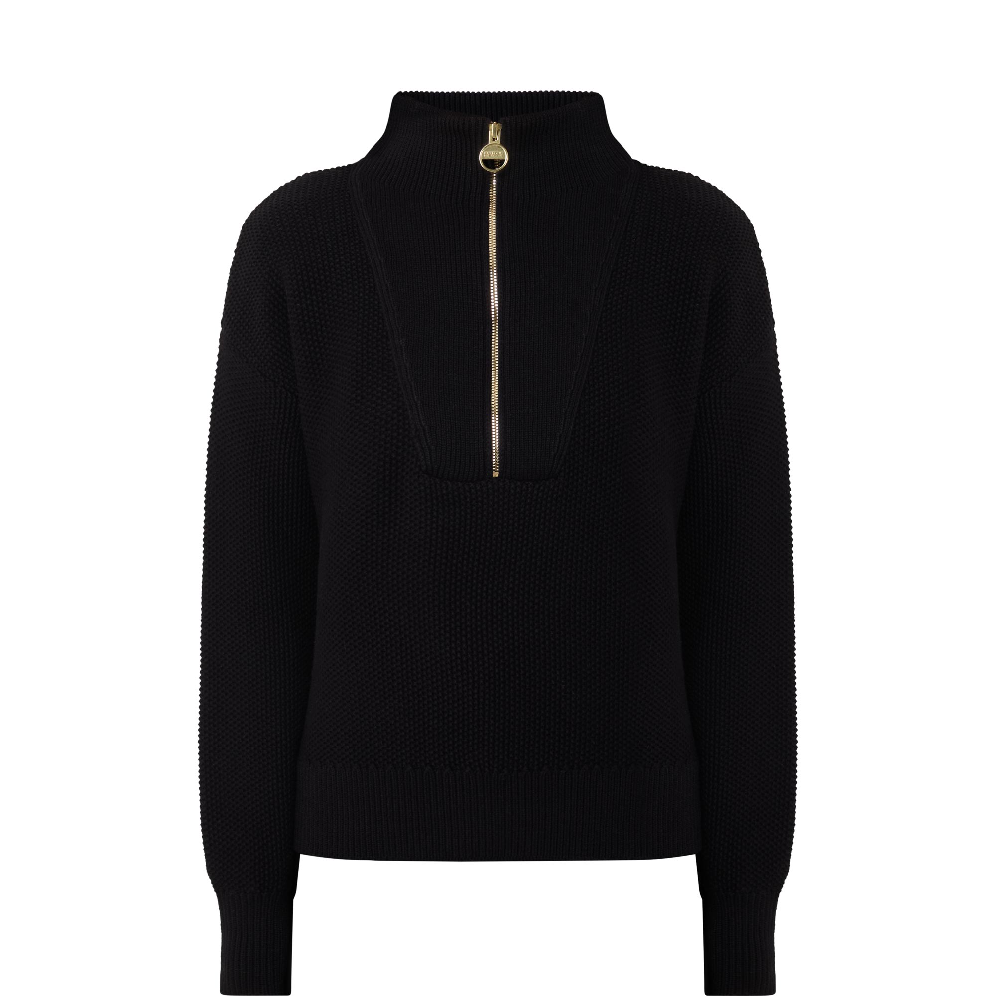 Rae Half-Zip Textured Sweater