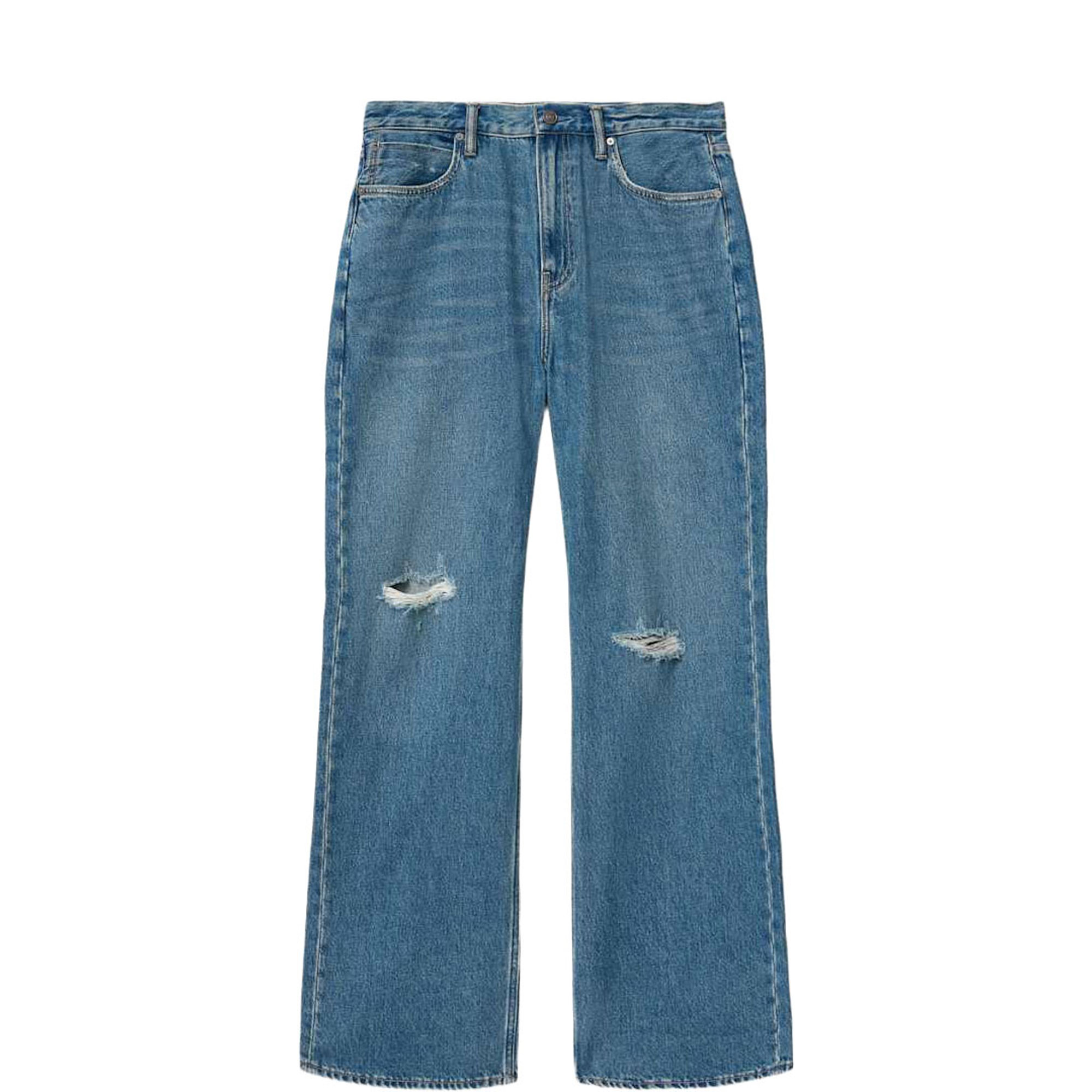 Lenny Distressed Wide Leg Jeans