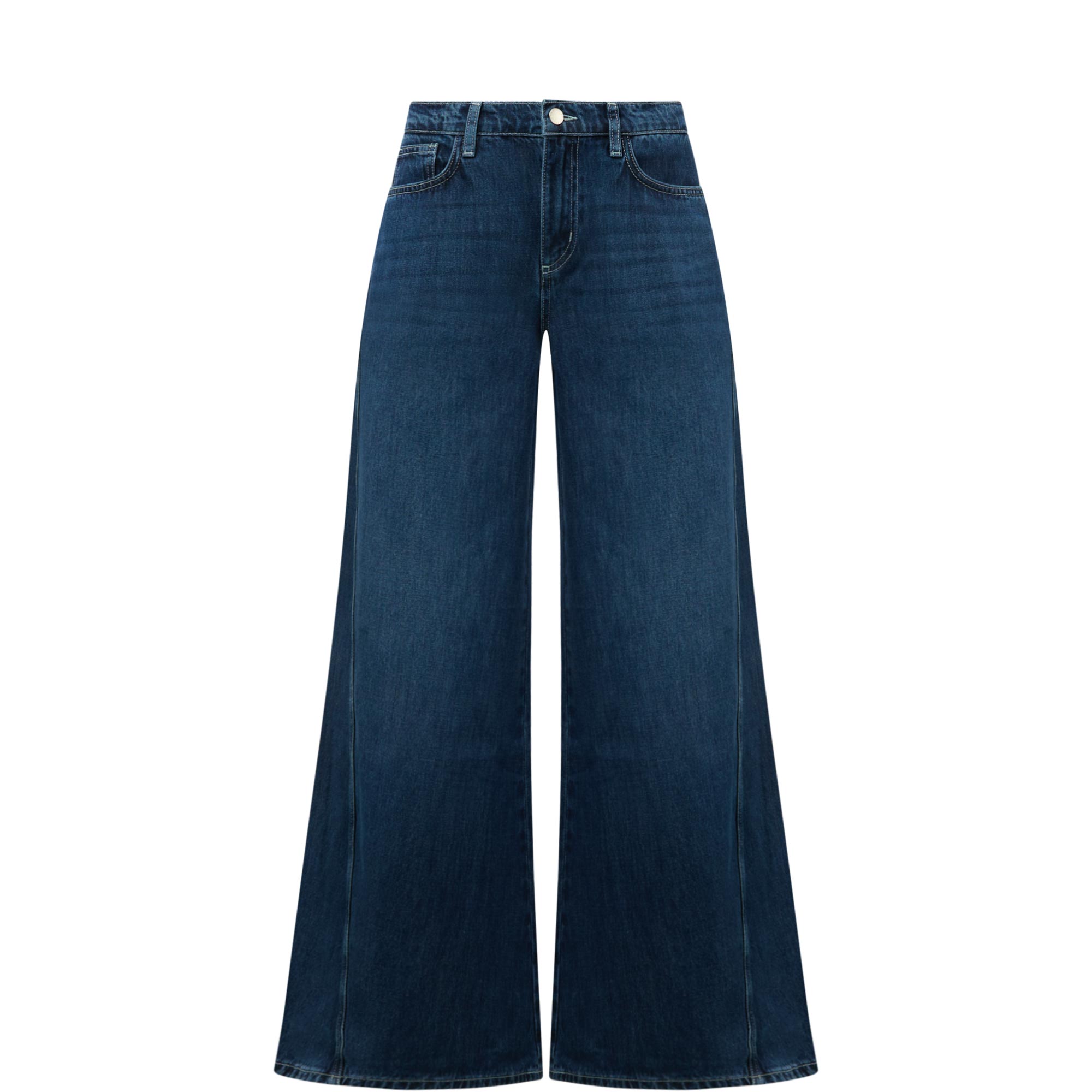 Beau High-Rise Wide Leg Jeans