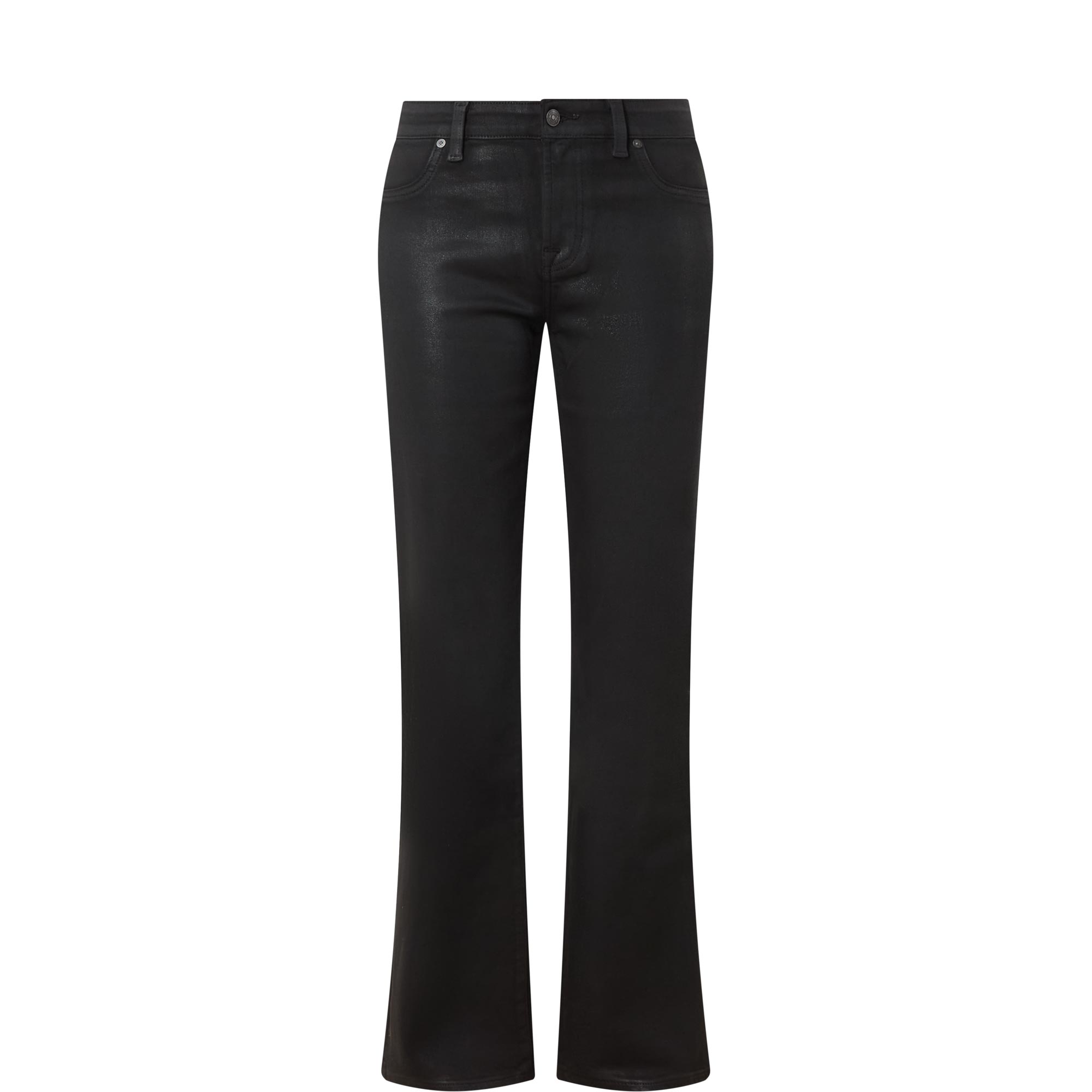 Callie Coated Straight Leg Jeans