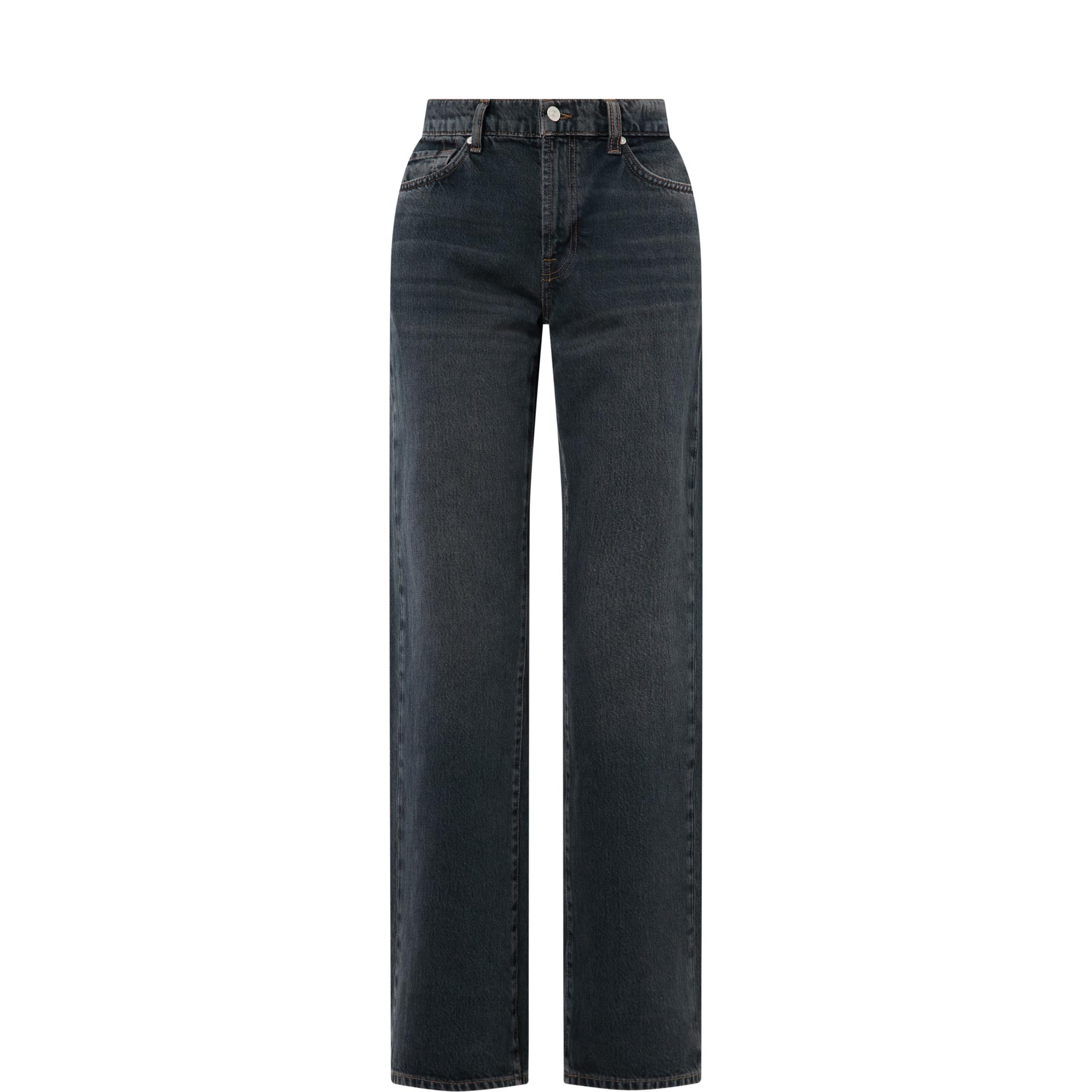 Tess High-Rise Straight Leg Trousers