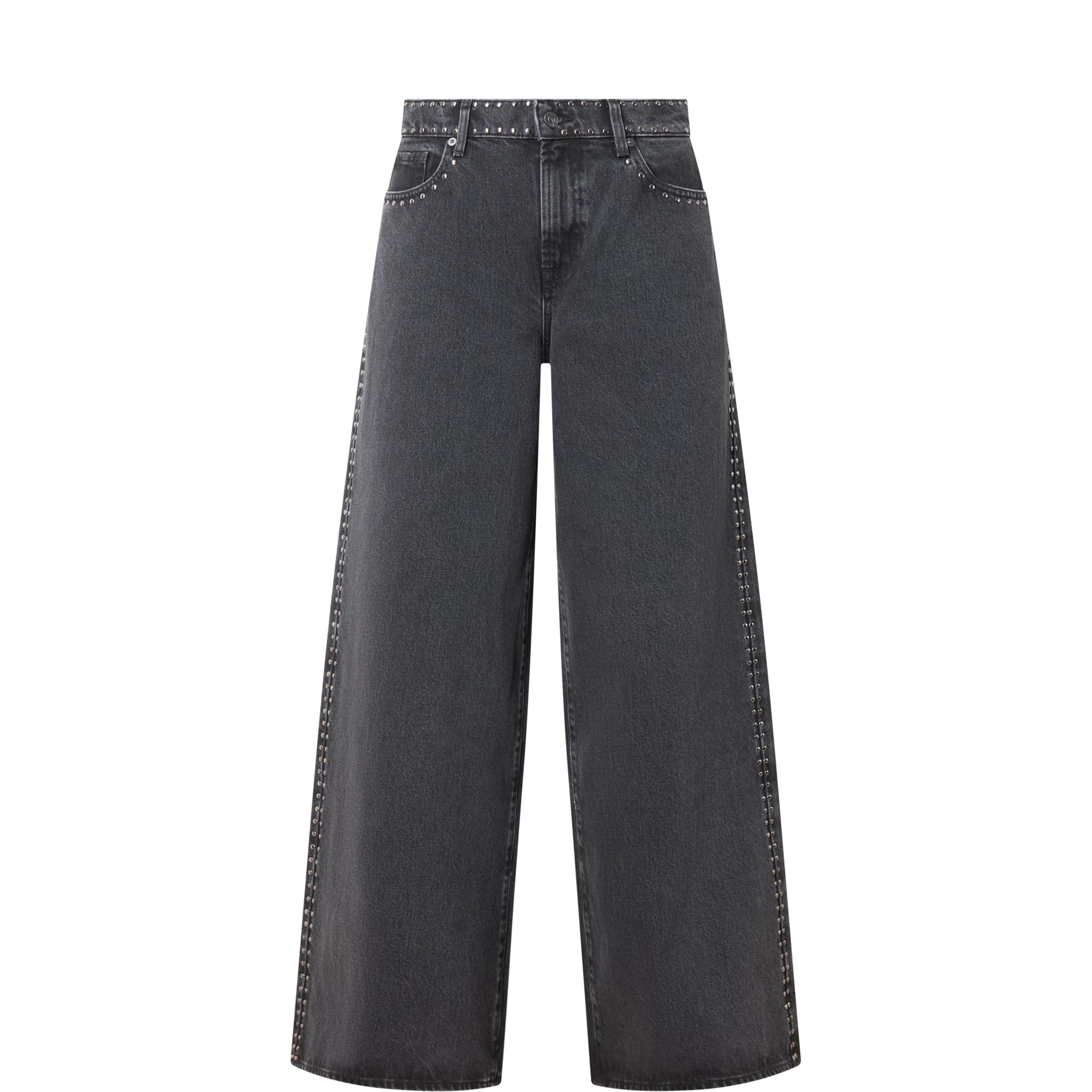 Marie Studs Wide Leg Jeans