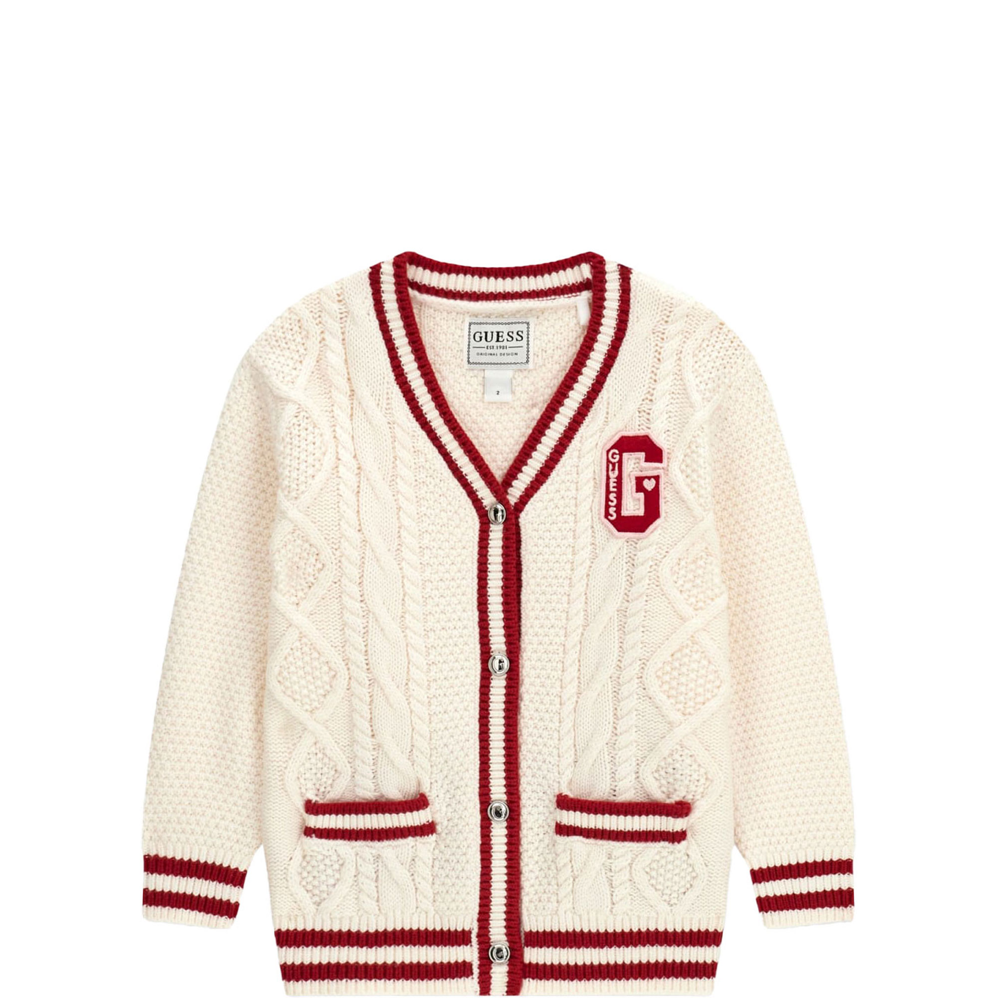 Varsity Logo Knit Cardigan