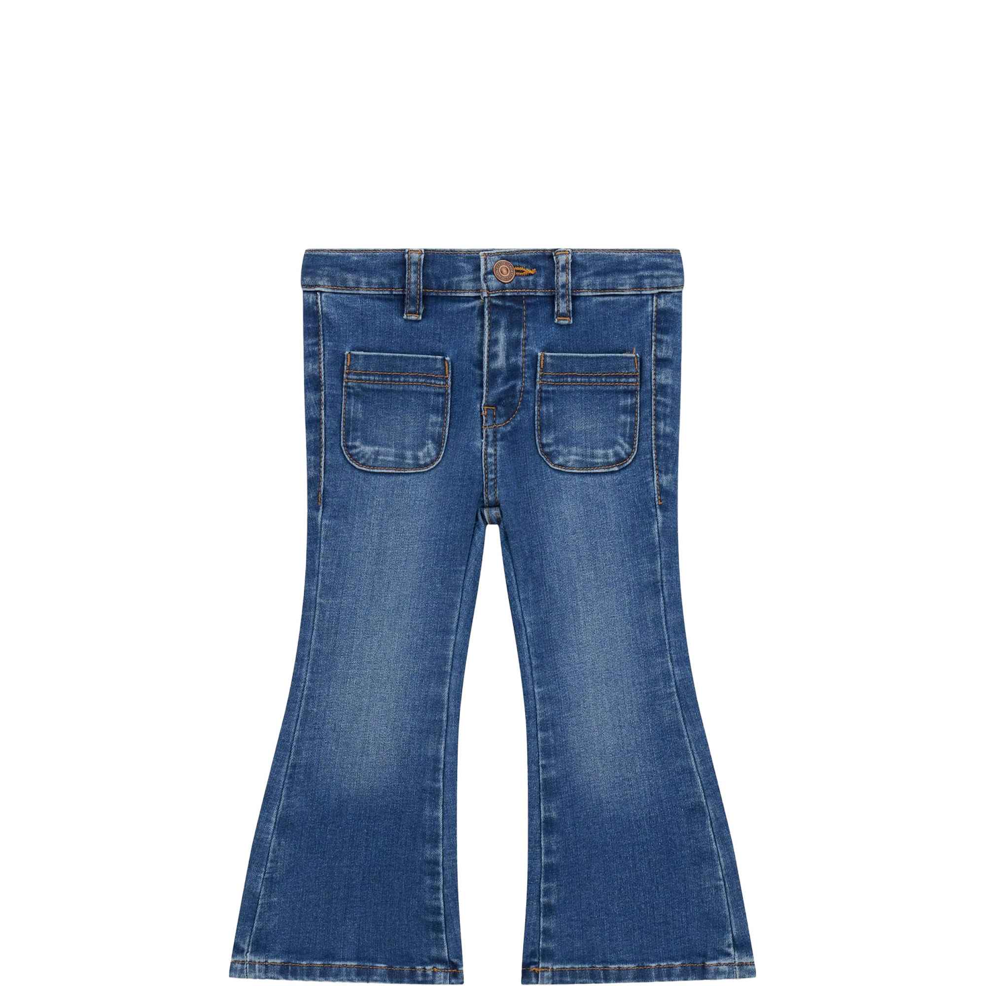 Stretch Flared Leg Jeans