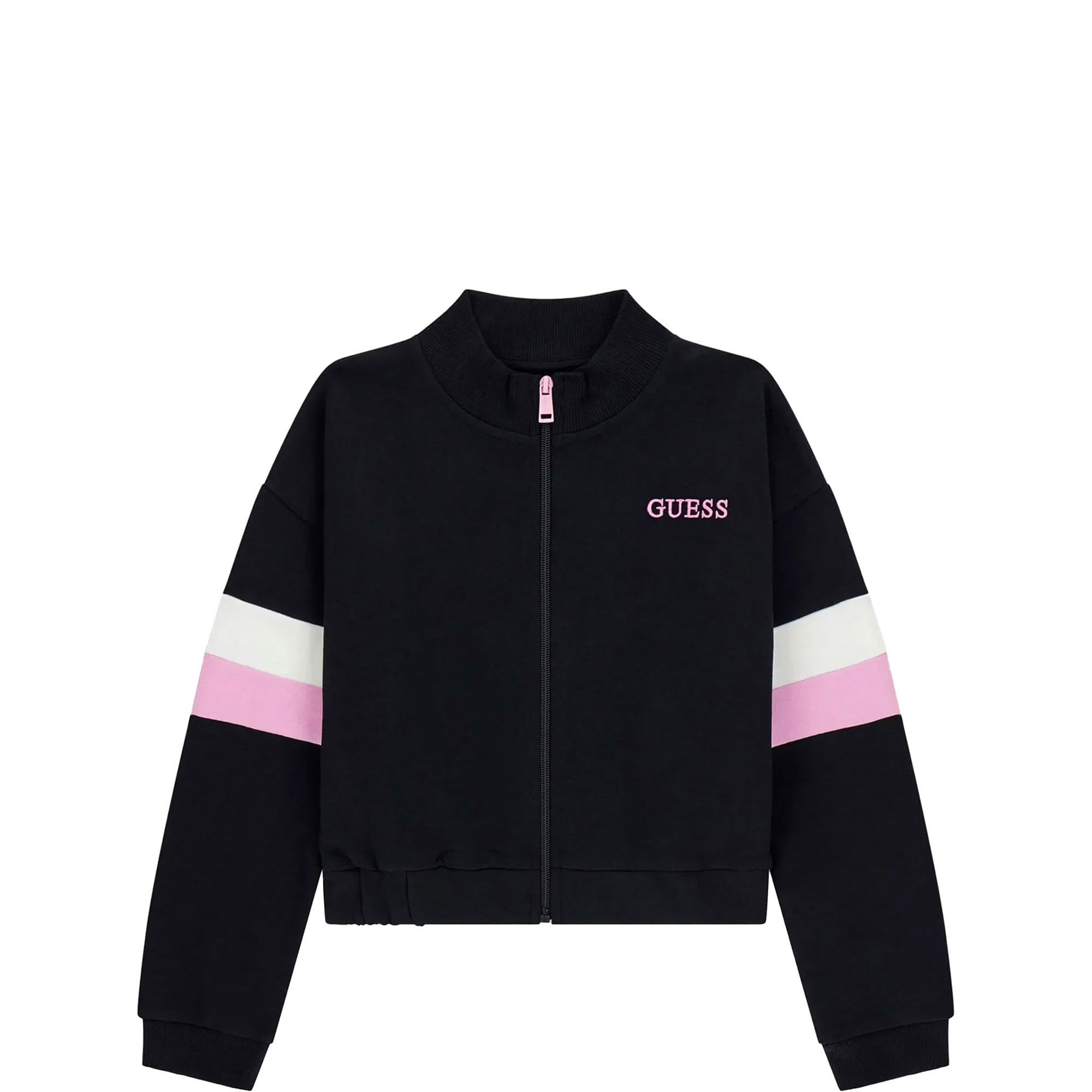 Logo Side Stripe Zip Sweatshirt