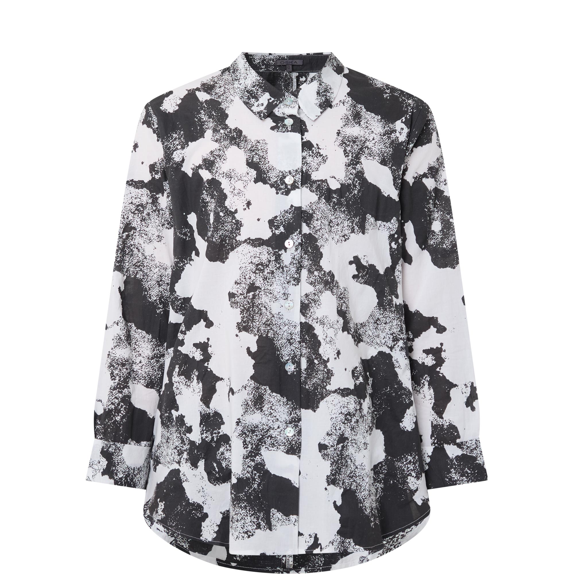 Monochrome Printed Blouse