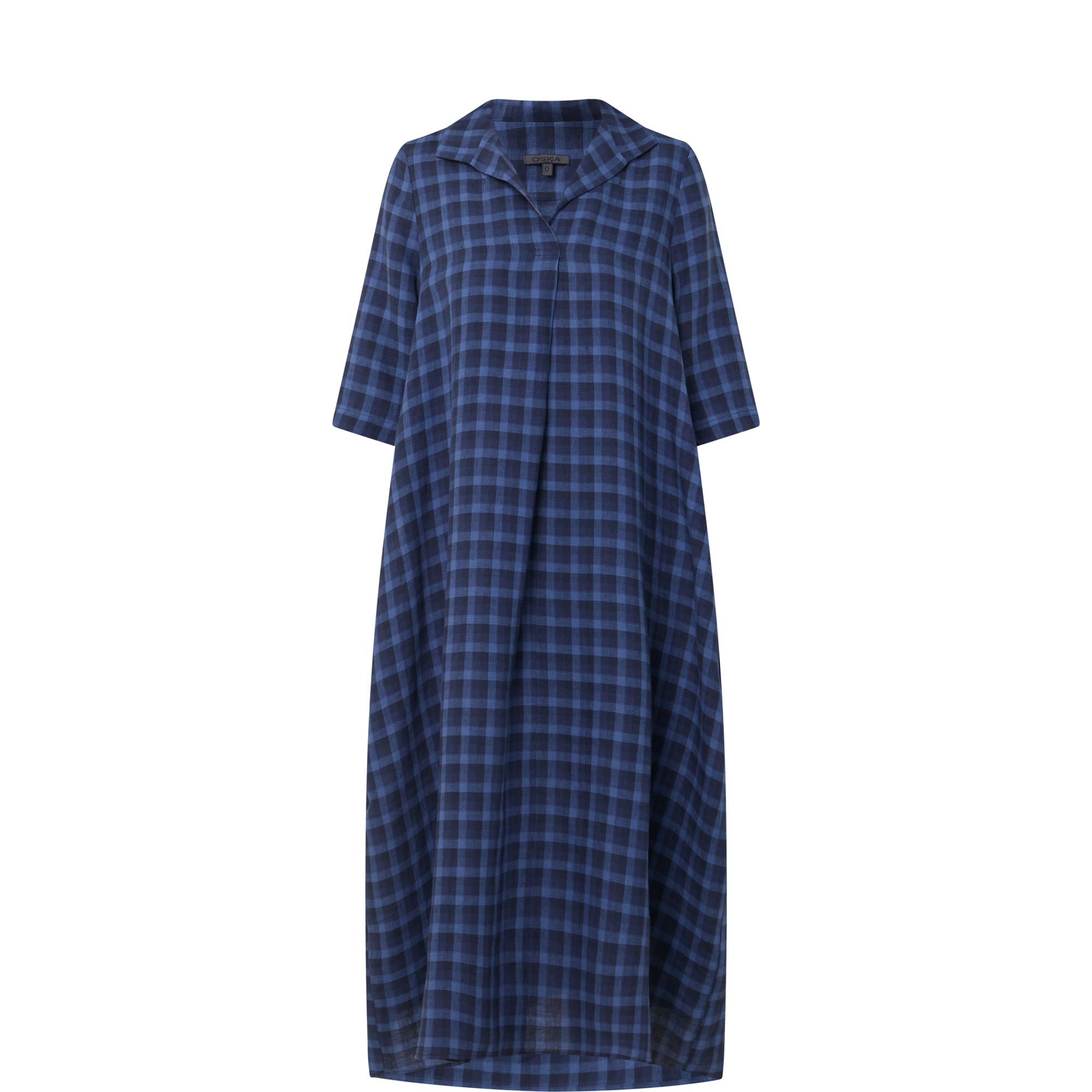 Check Pocket Shirt Dress
