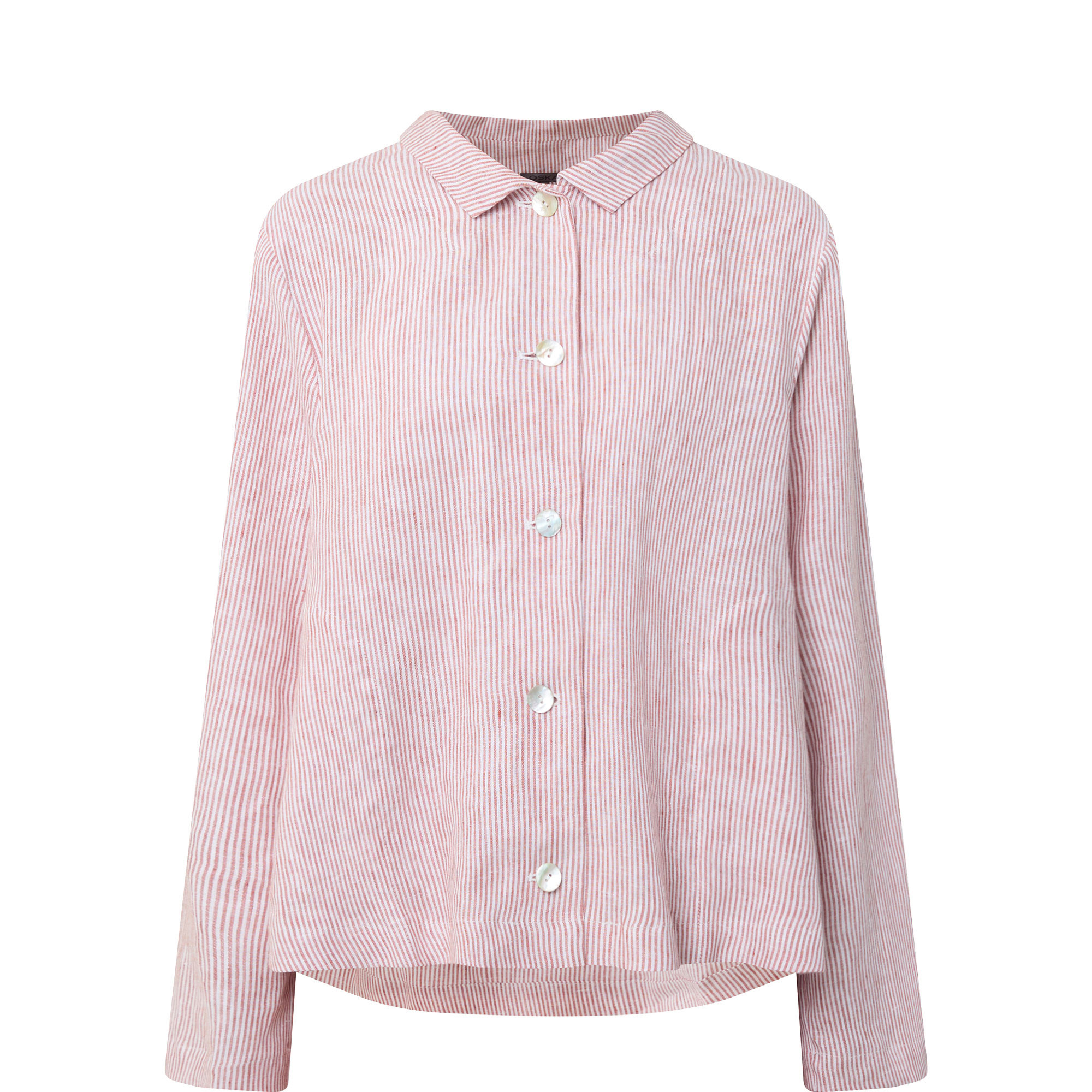 Stripe Single-Breasted Jacket