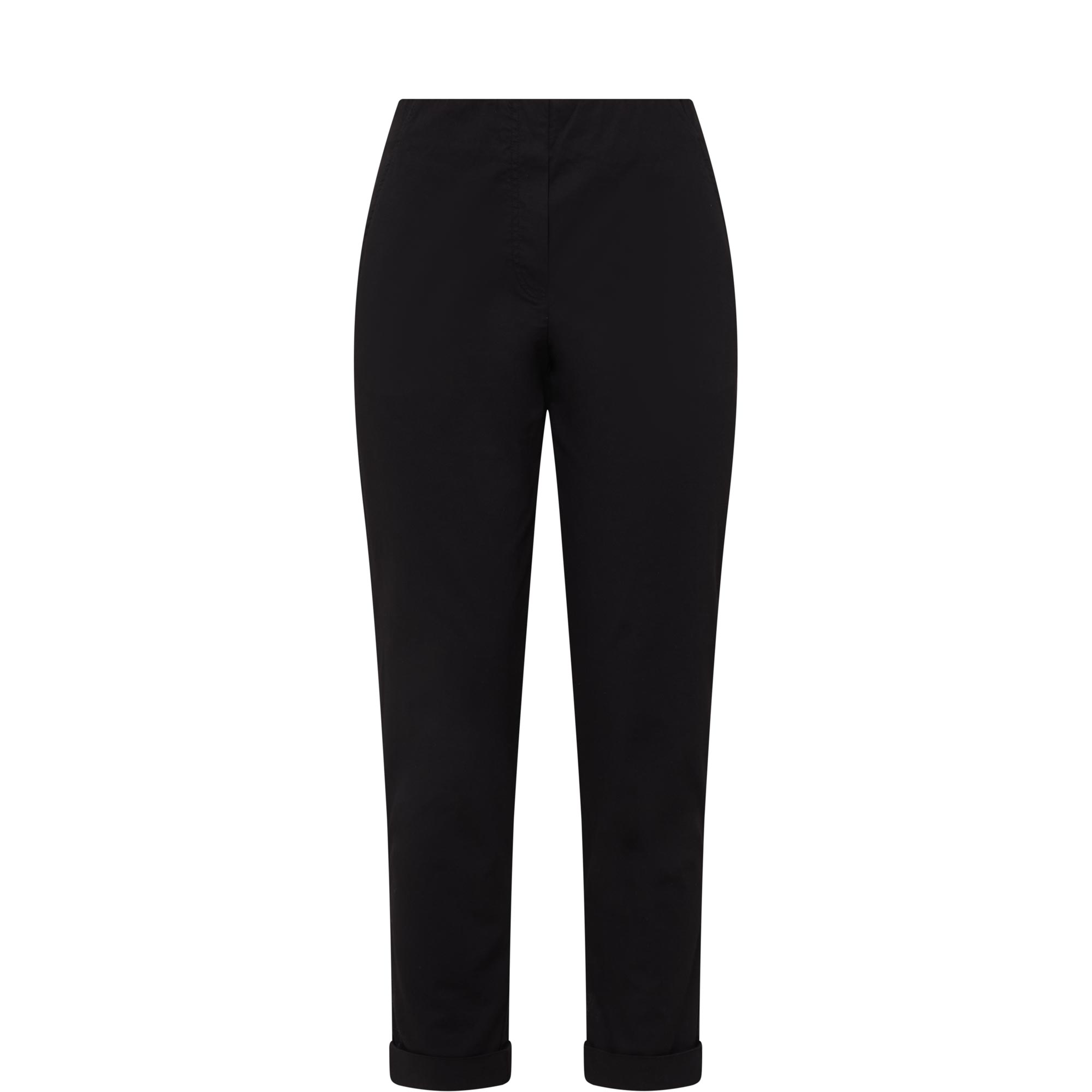 Cropped Straight Leg Trousers