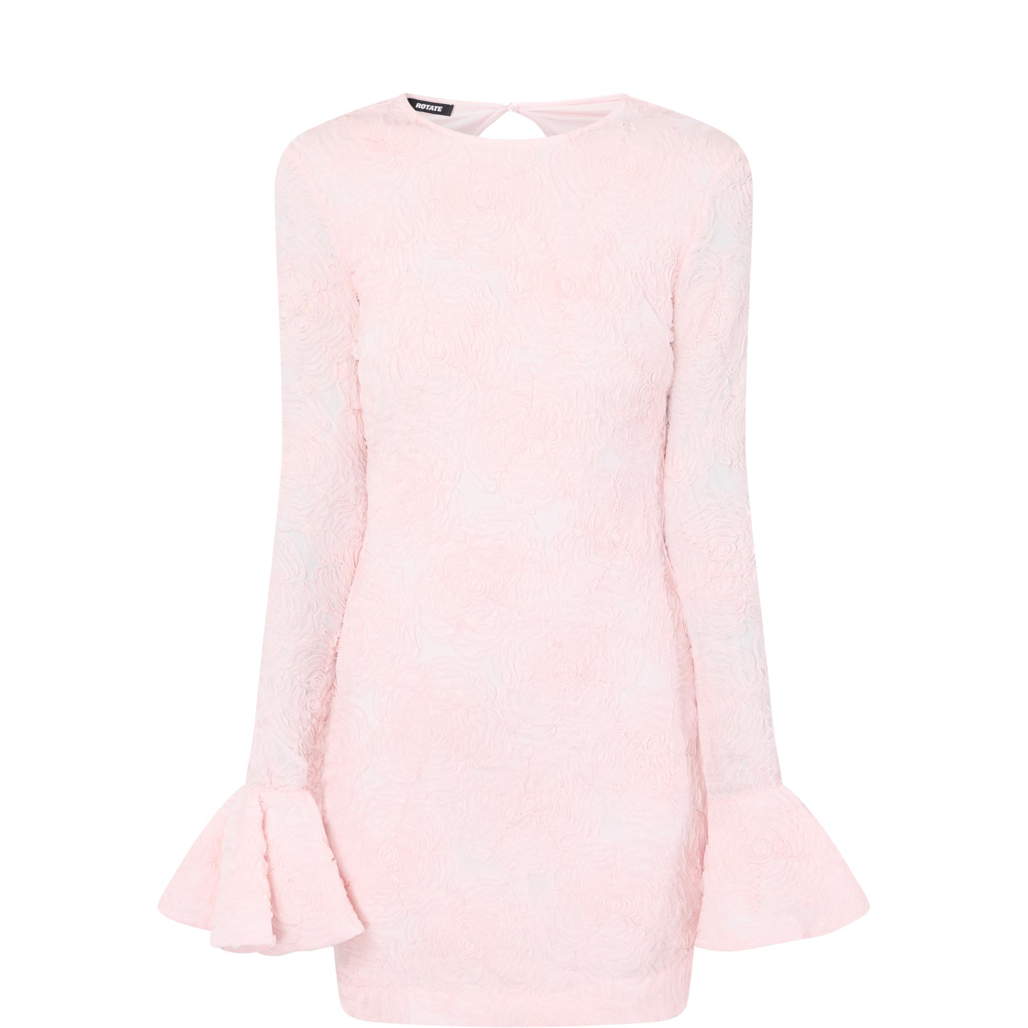 Mesh Frill Mini Dress