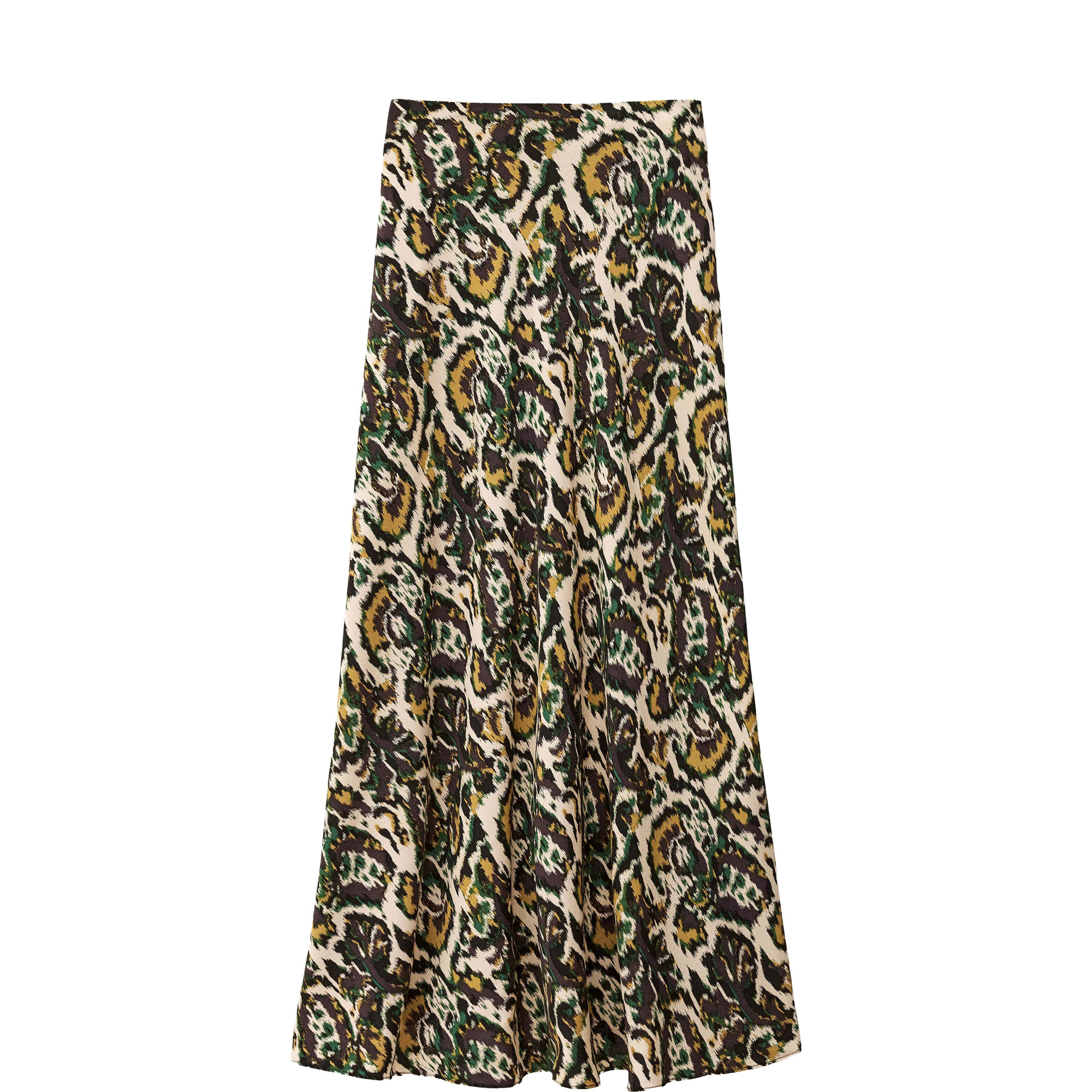 Printed Flared Skirt