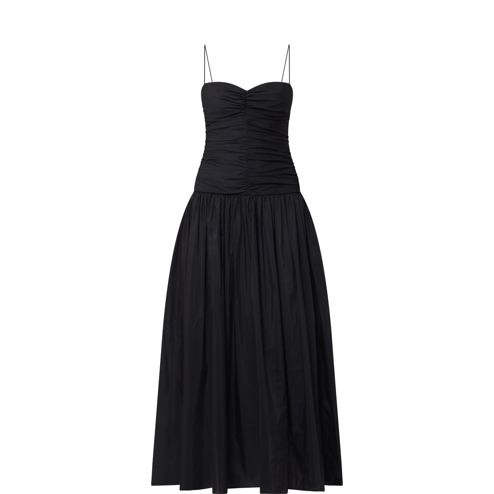 Gathered Drop Waist Dress