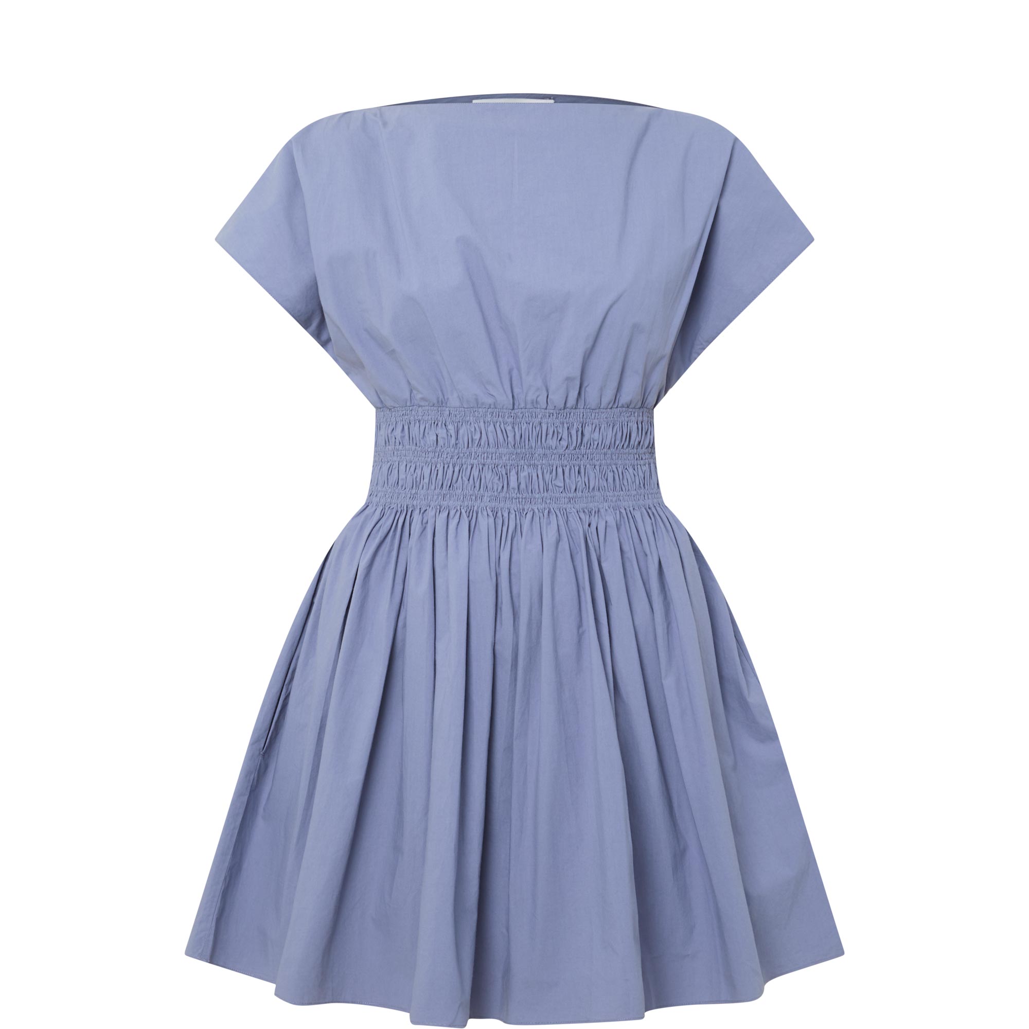 Shirred Waist Mini Dress