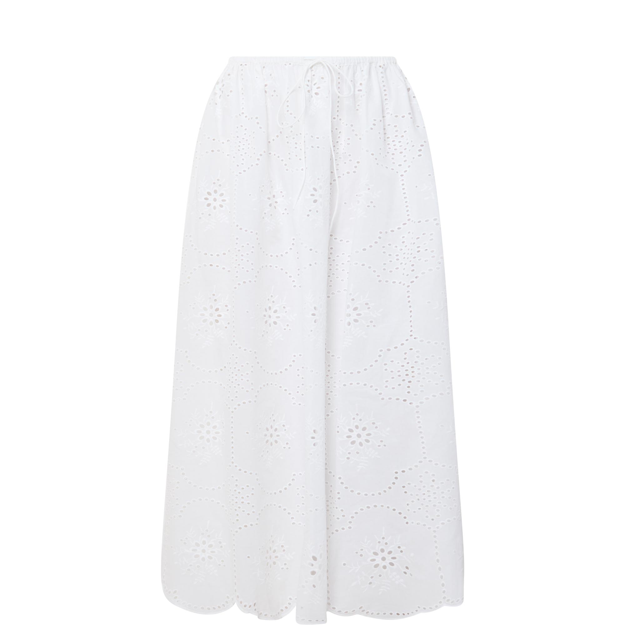 Broderie Scallop Skirt