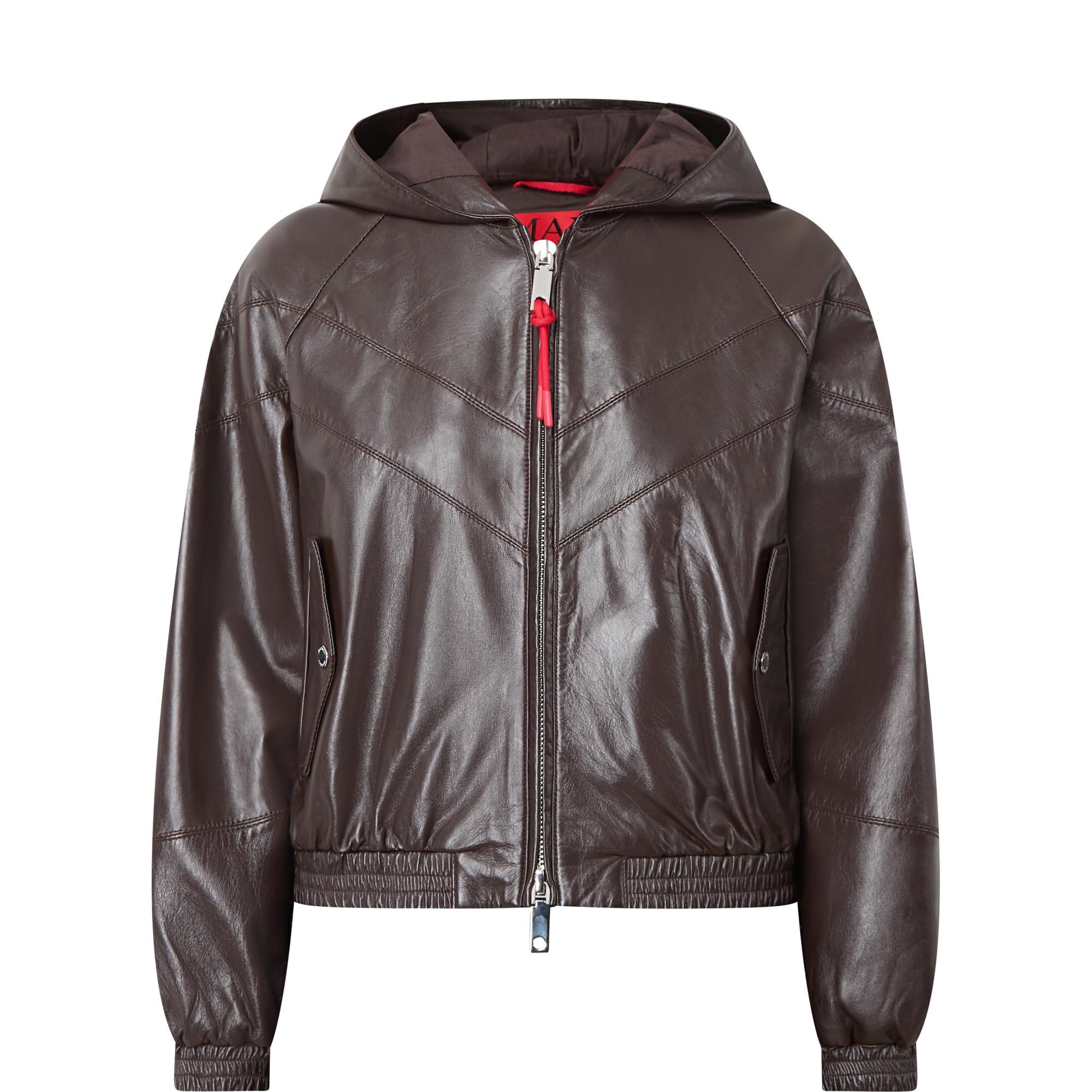 Ricetta Leather Bomber Jacket