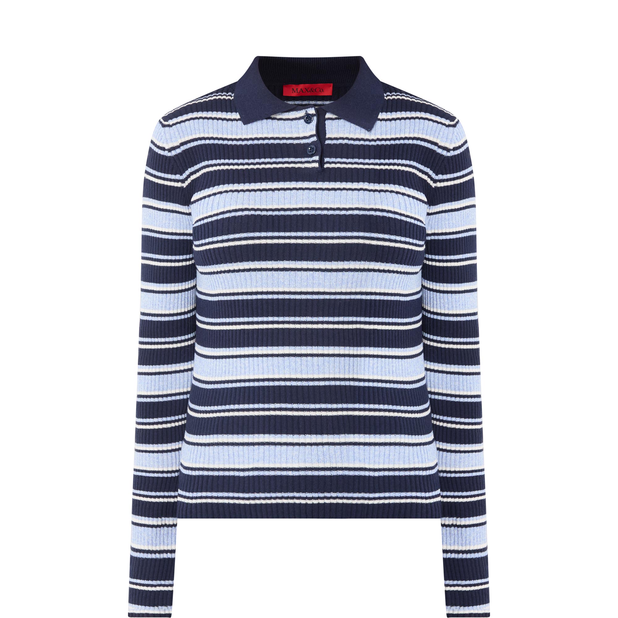 Locusta Striped Polo Sweater