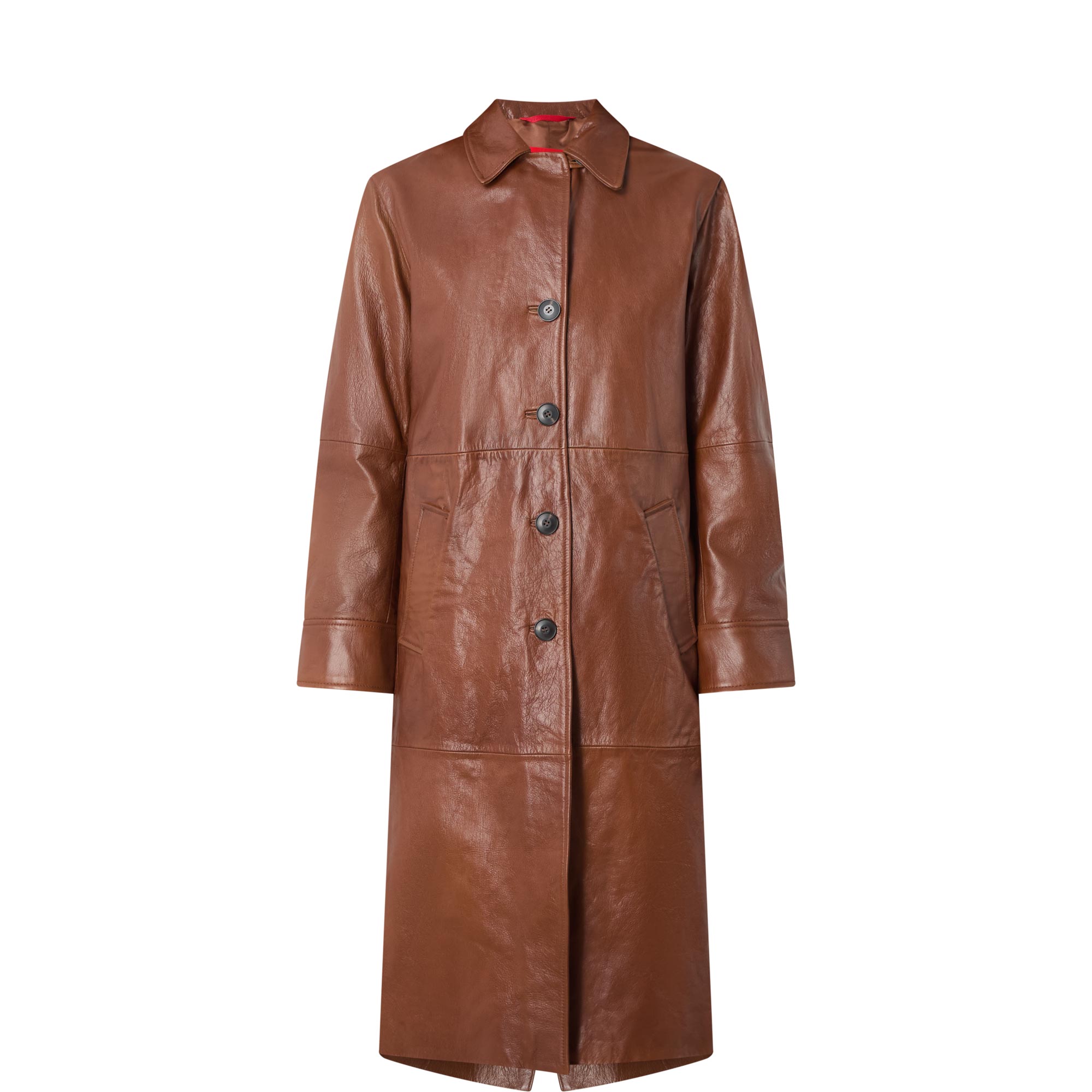 Doppia Leather Trenchcoat