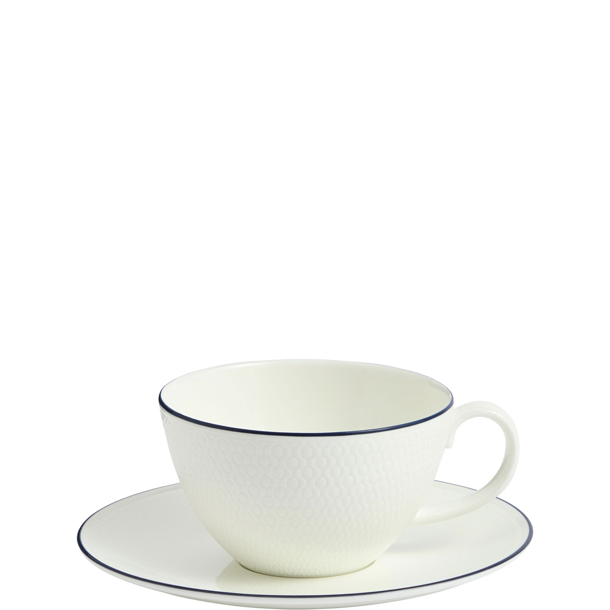 Gio Blue Line Teacup & Saucer Two-Piece Set 290ml