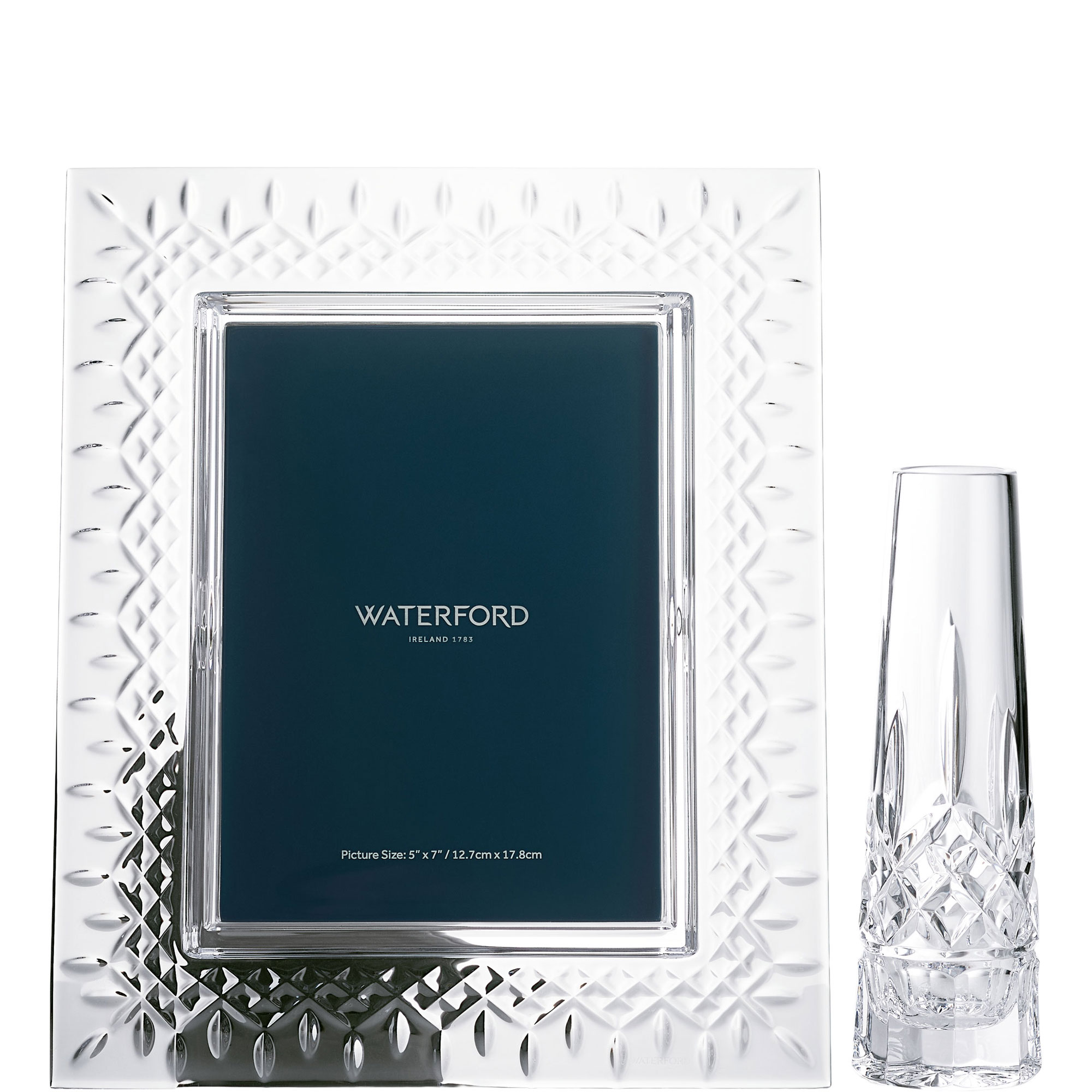 Lismore Picture Frame & Bud Vase Two-Piece Set