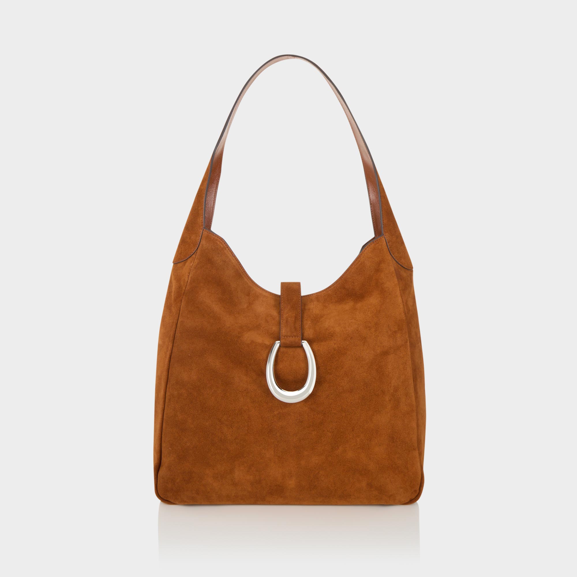 Maya Suede Hobo Bag