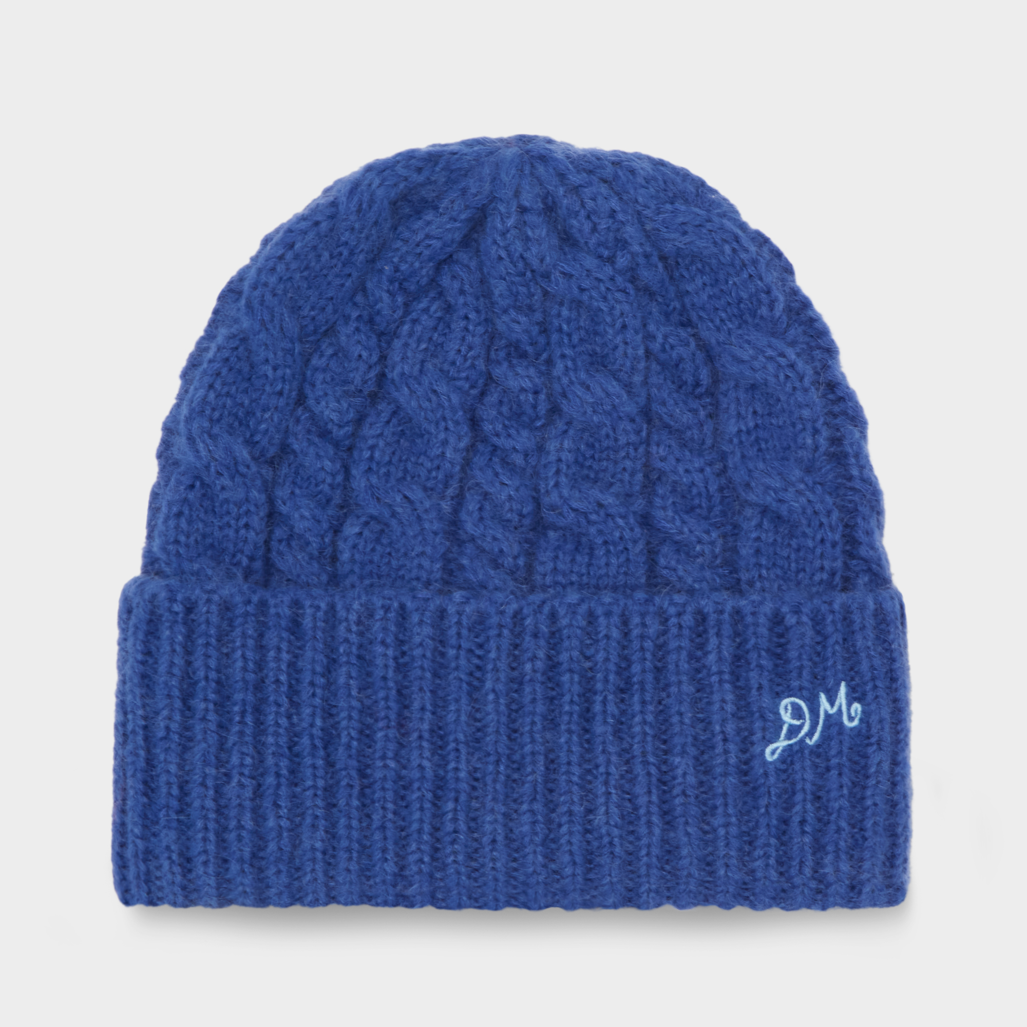 Cable Knit Logo Beanie Hat