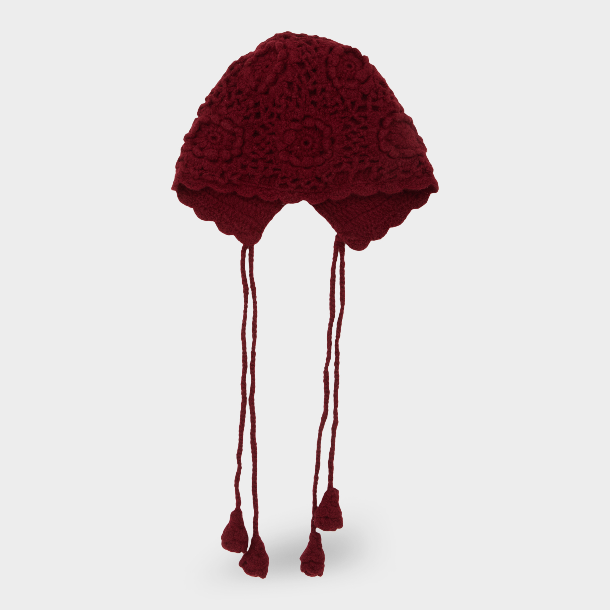 Floral Crochet Bonnet