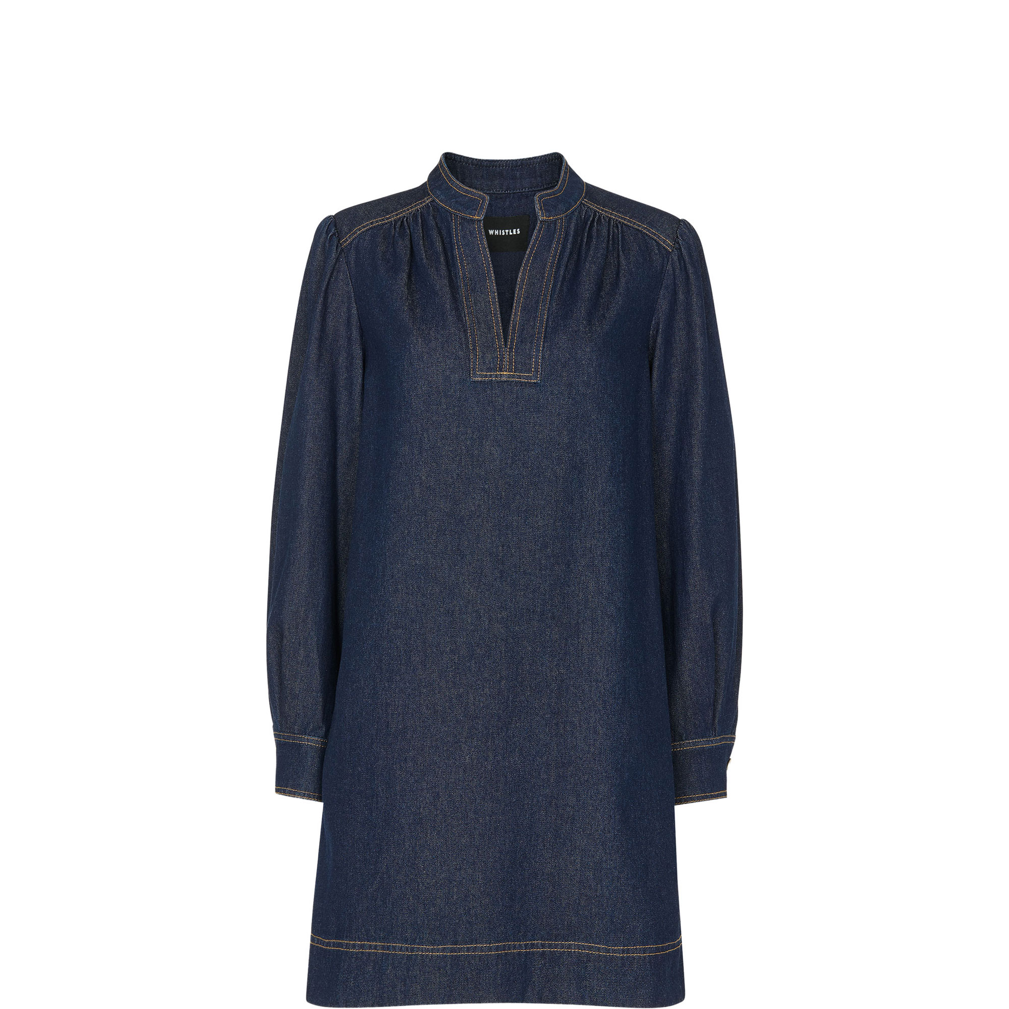 Denim Shift Mini Dress