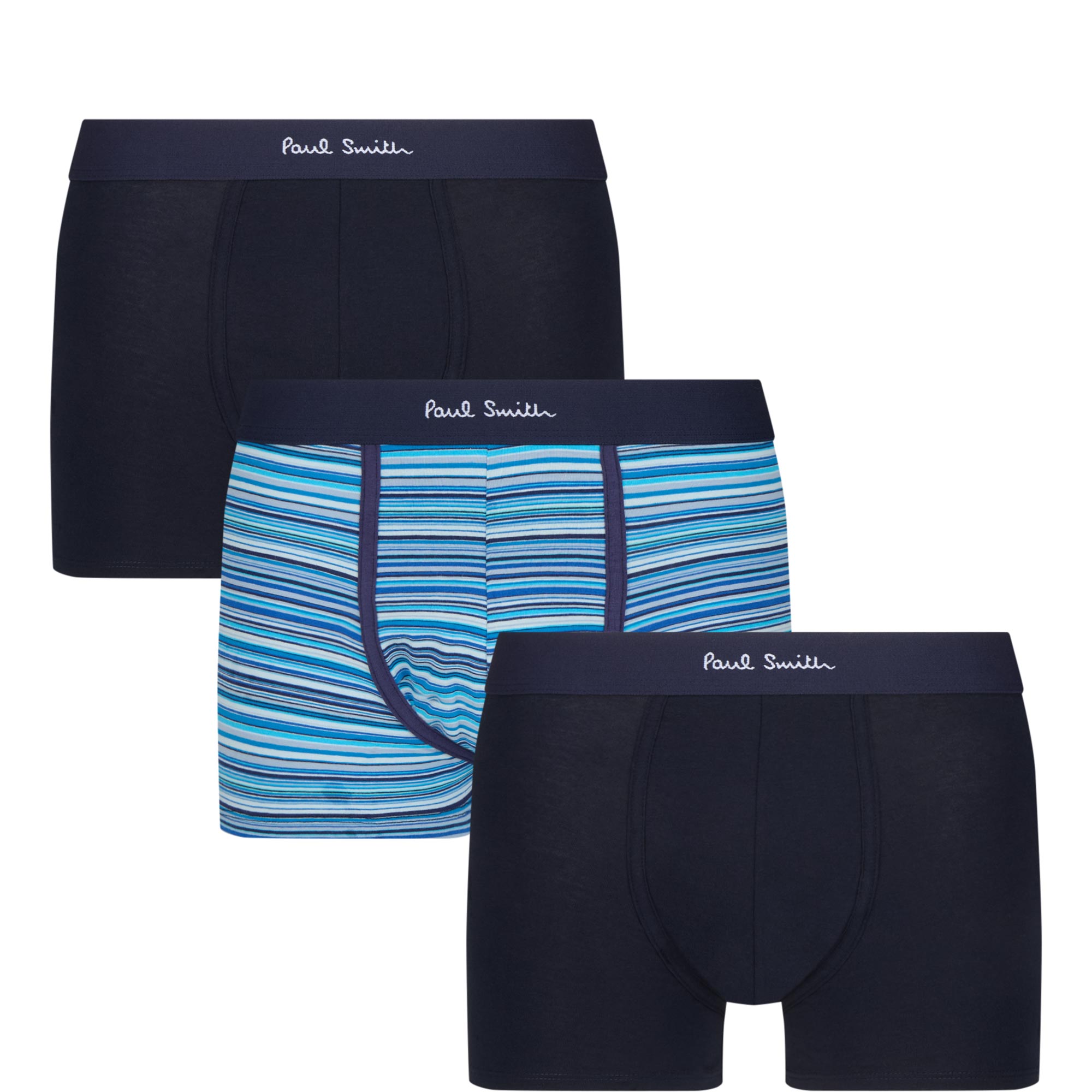 Three-Pack Mixed Striped Boxers