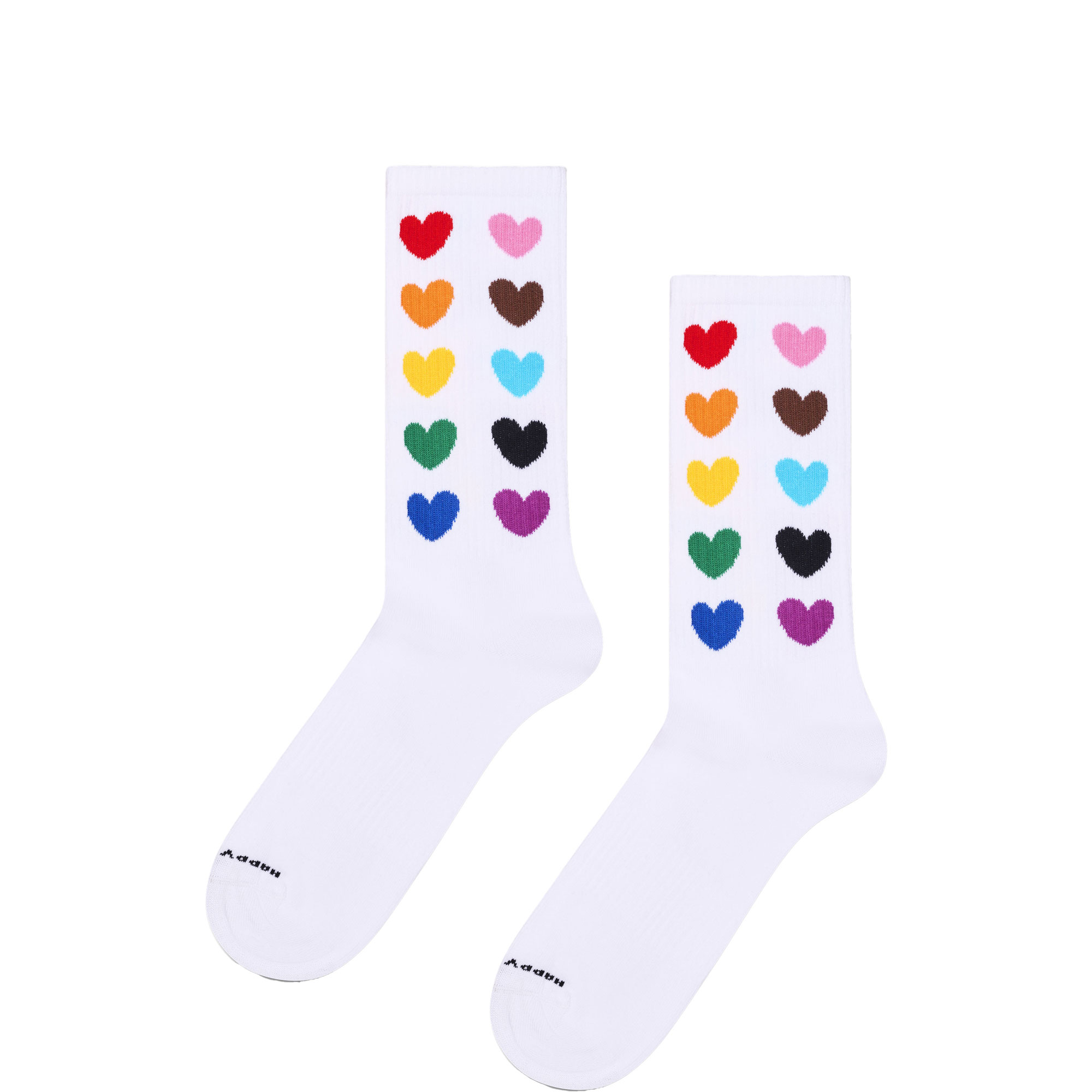 Rainbow Hearts Socks
