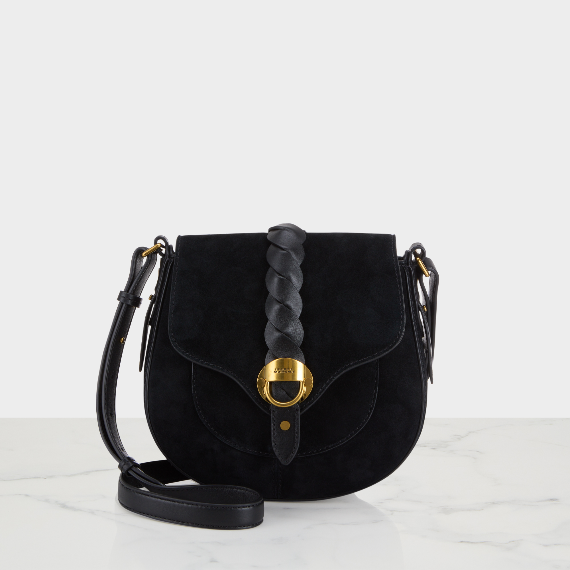 Altay Small Suede Satchel Bag