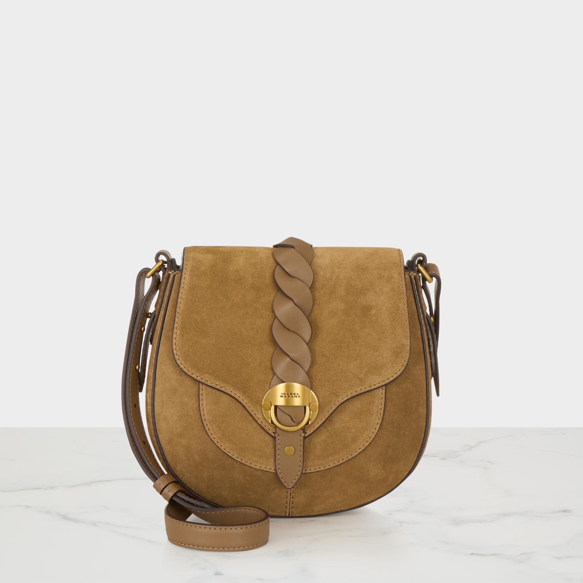 Altay Small Suede Satchel Bag
