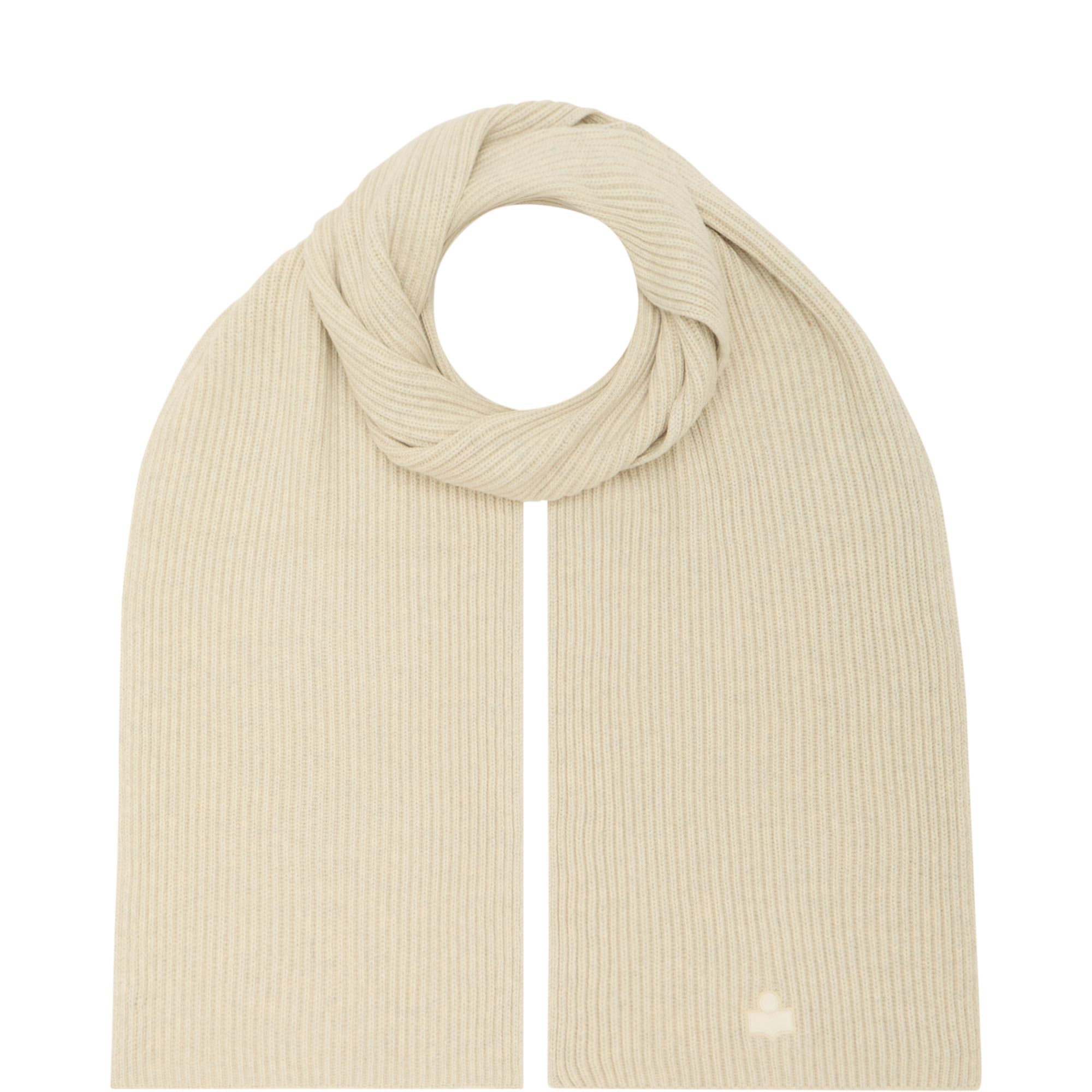 Marion Logo Rib Knit Scarf