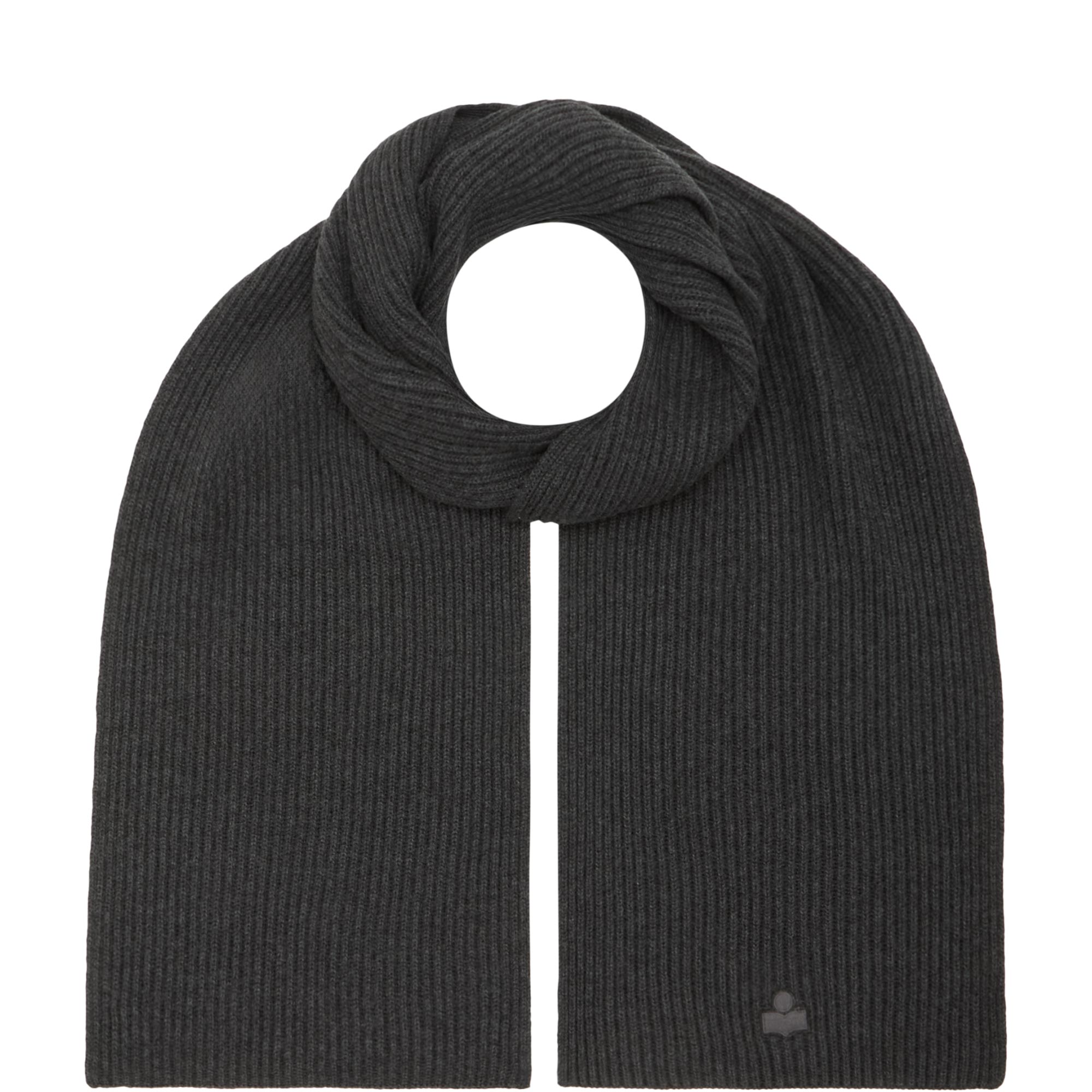 Marion Logo Rib Knit Scarf