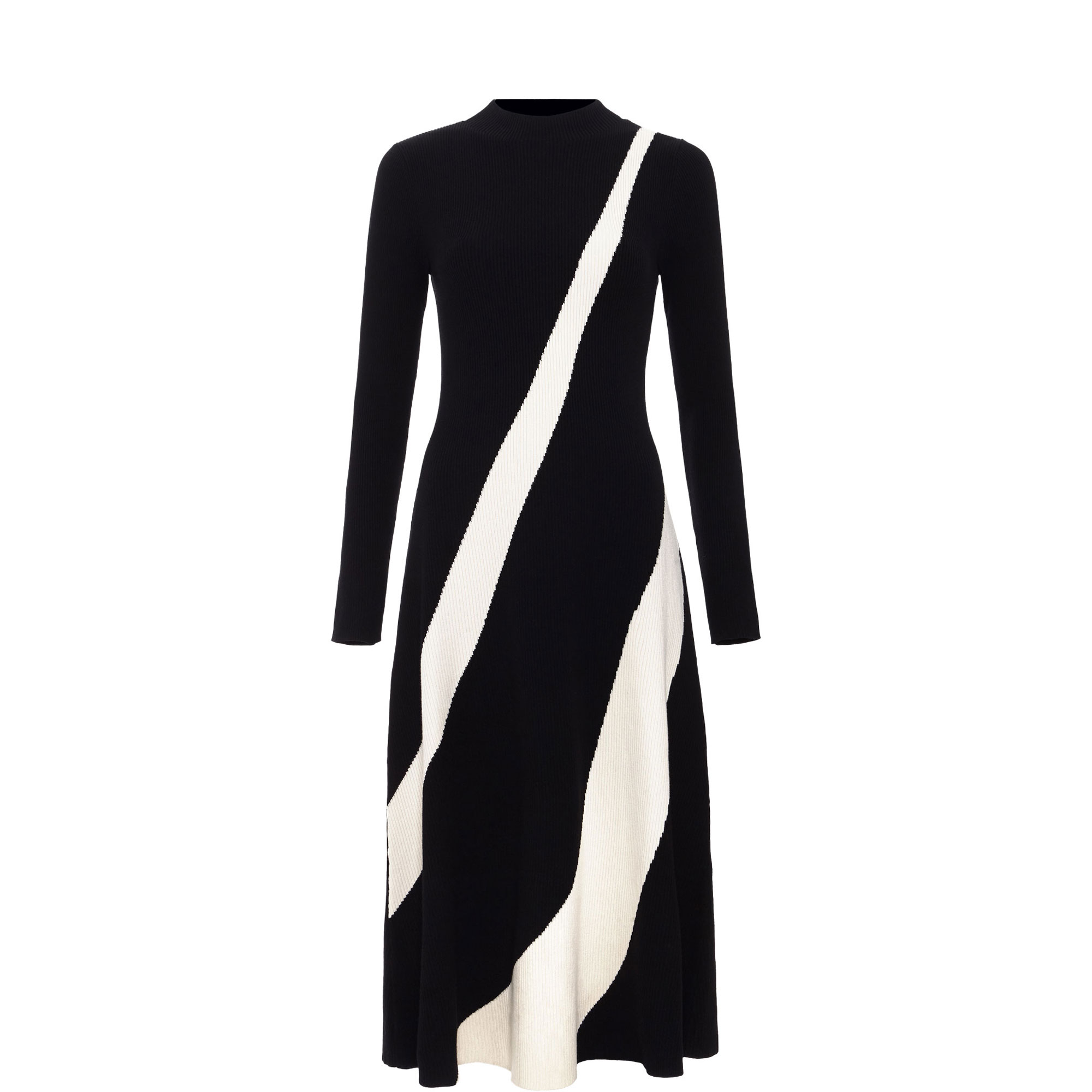 Julie Swirl Knitted Dress