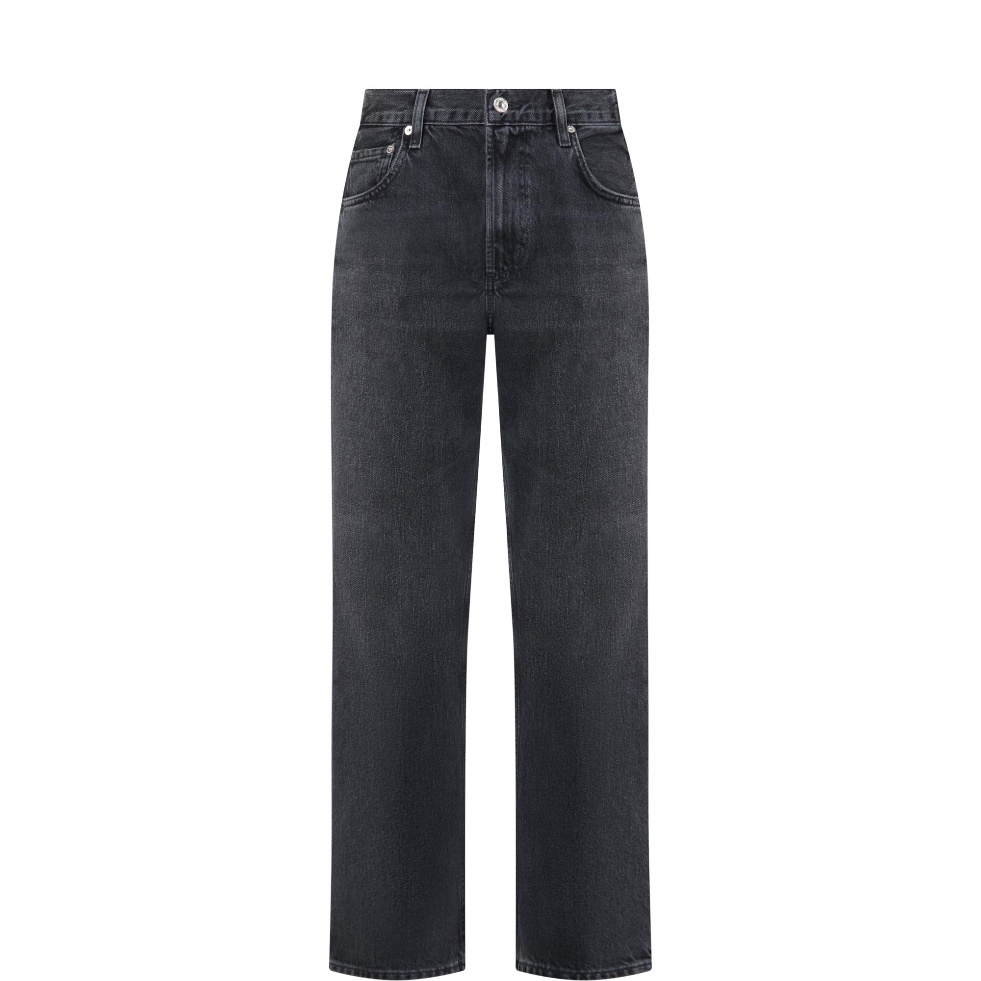 Lindz Low-Rise Easy Straight Leg Jeans