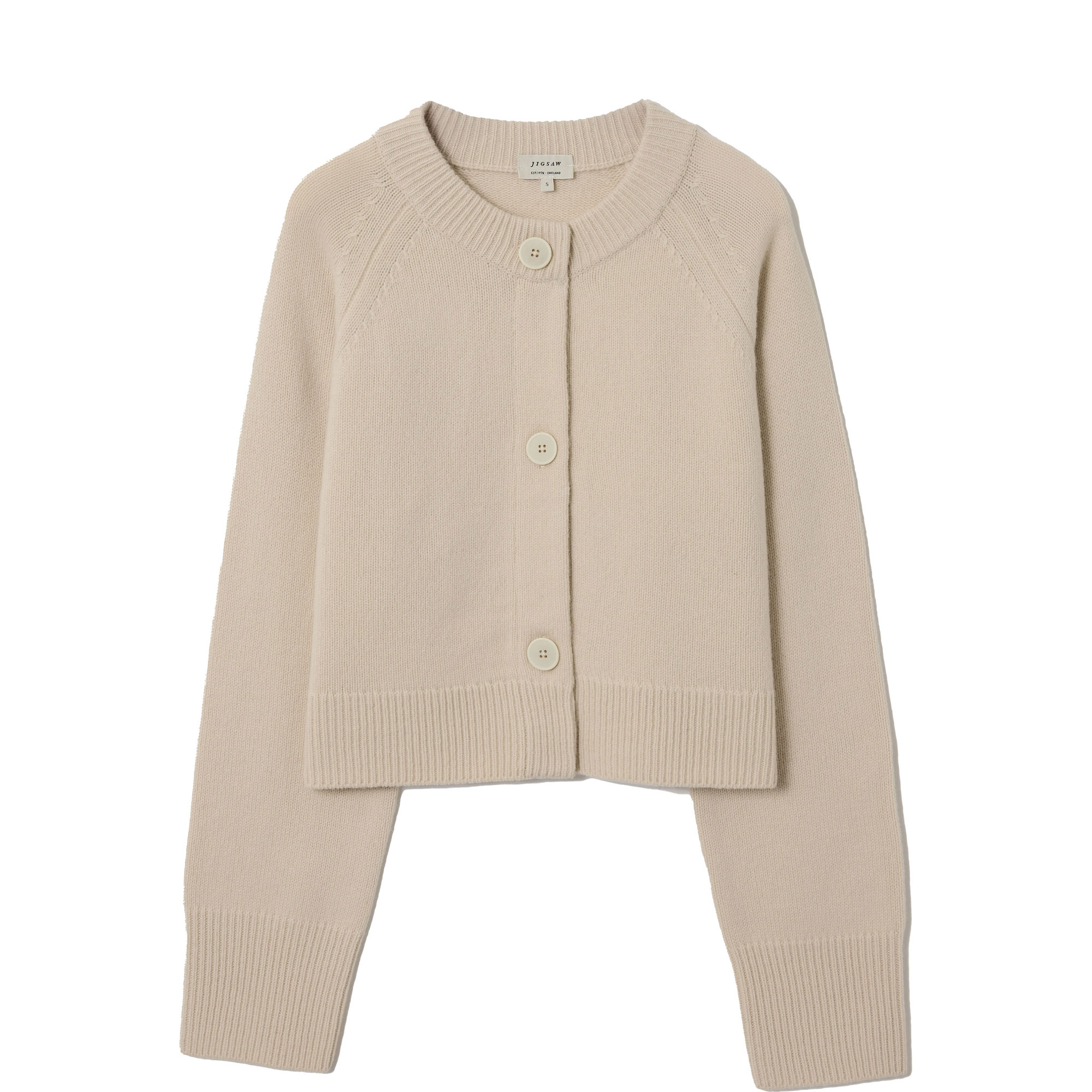 Cropped Knitted Cardigan