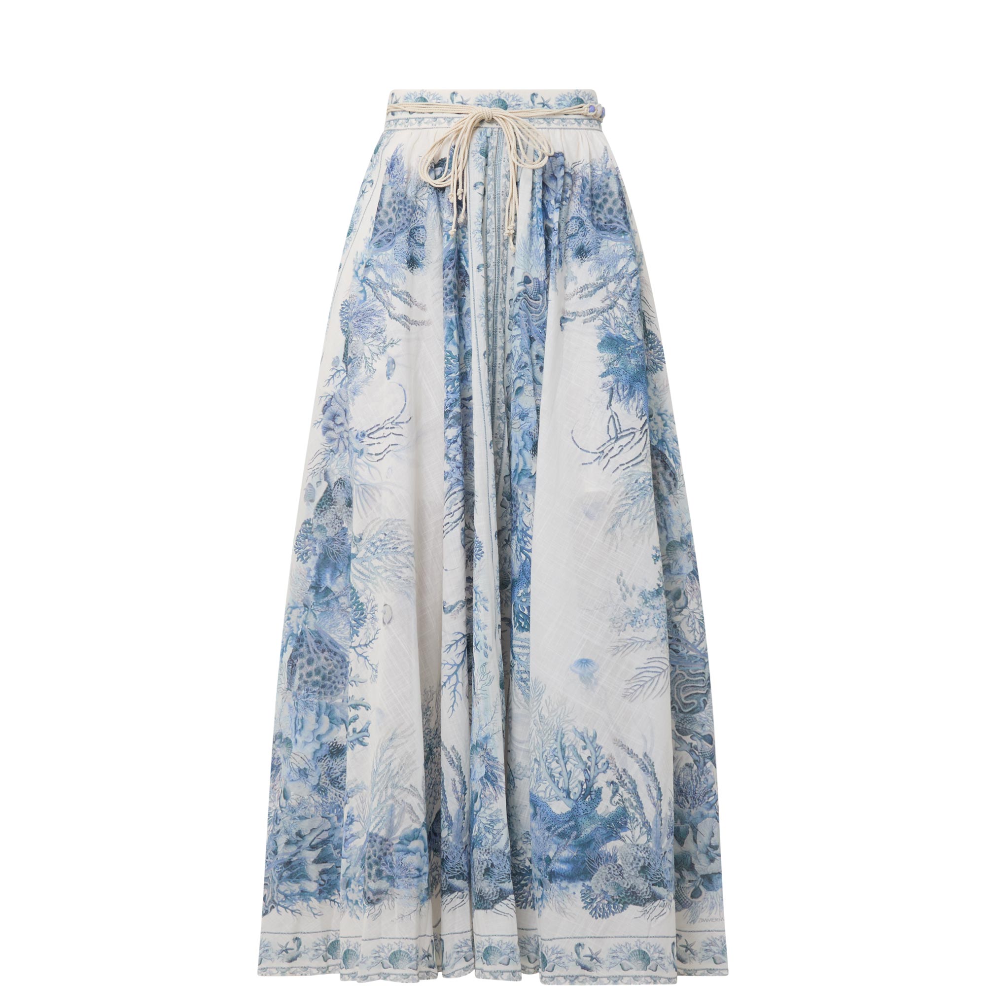 Wanderlust Mid-Rise Printed Skirt