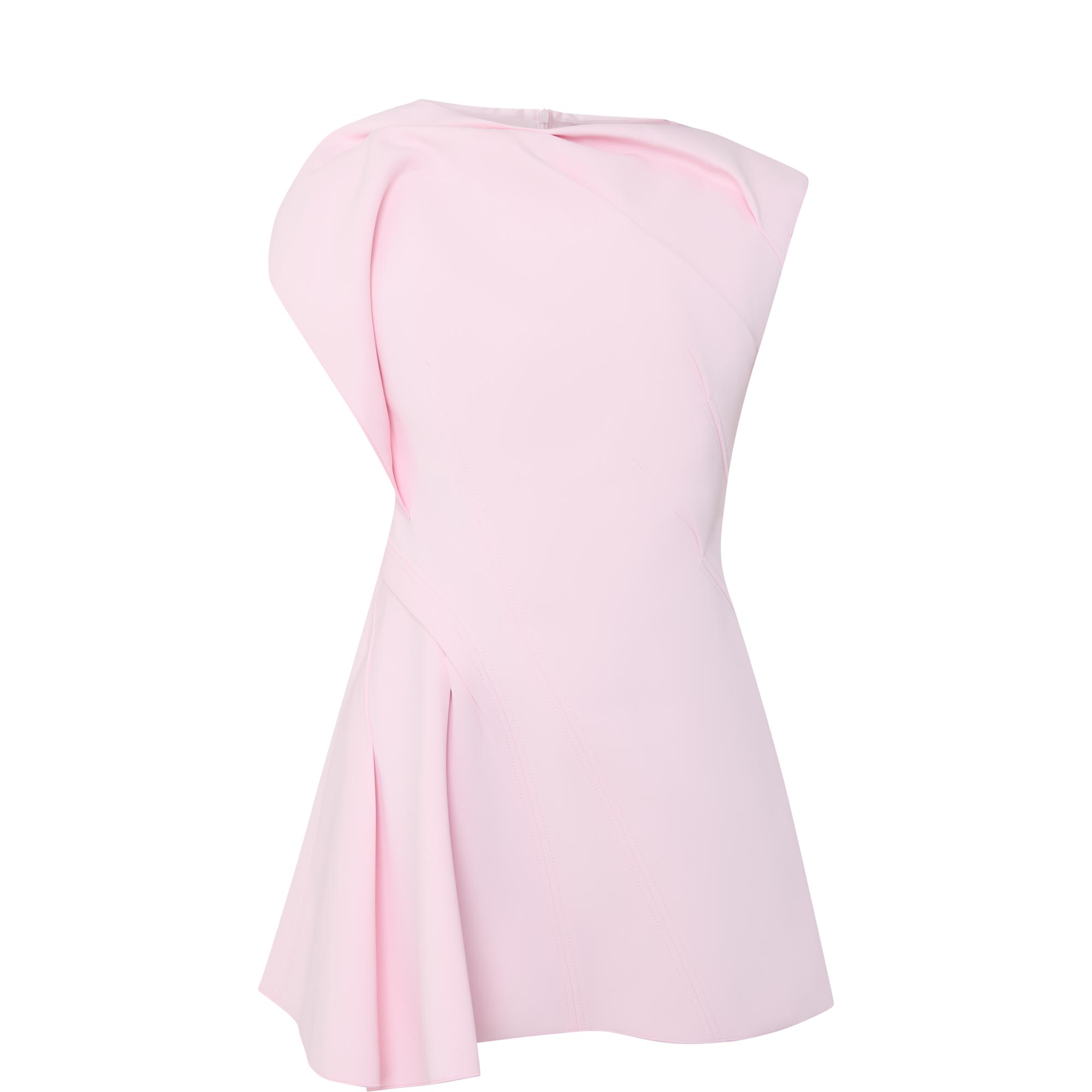 Borras Pleated Mini Dress