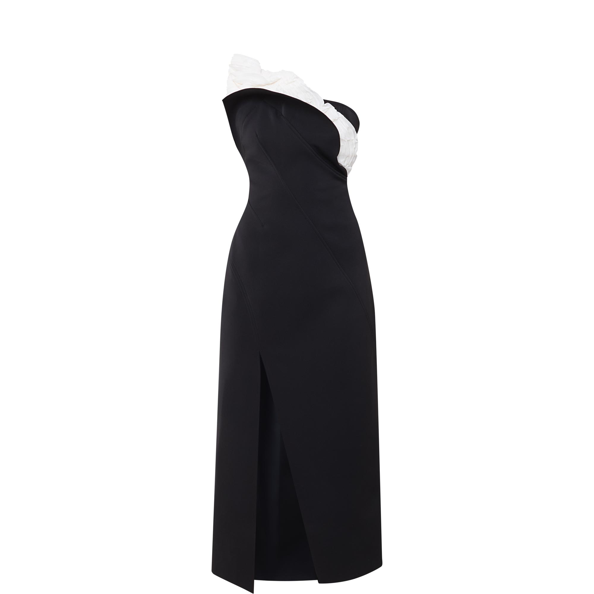 Droxford Contrast Panel Evening Dress