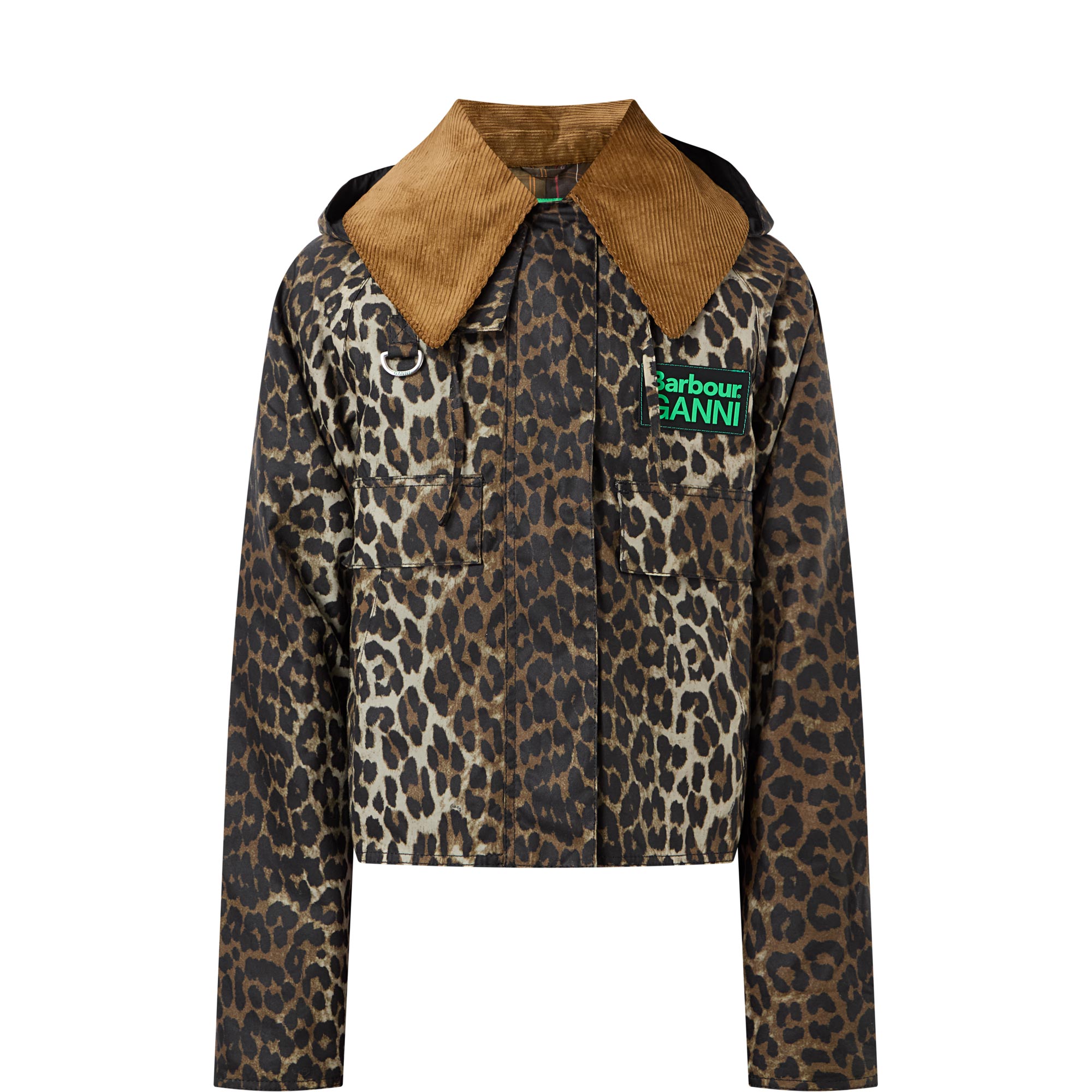 Leopard Waxed Jacket