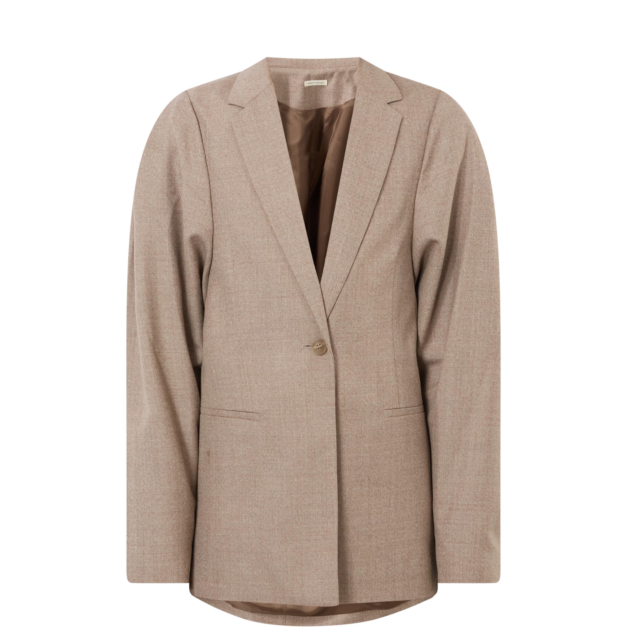 Sculpted Single-Breasted Blazer
