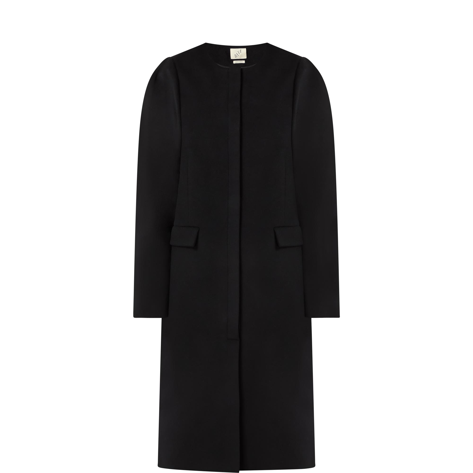 Sculpted Single Breasted Coat