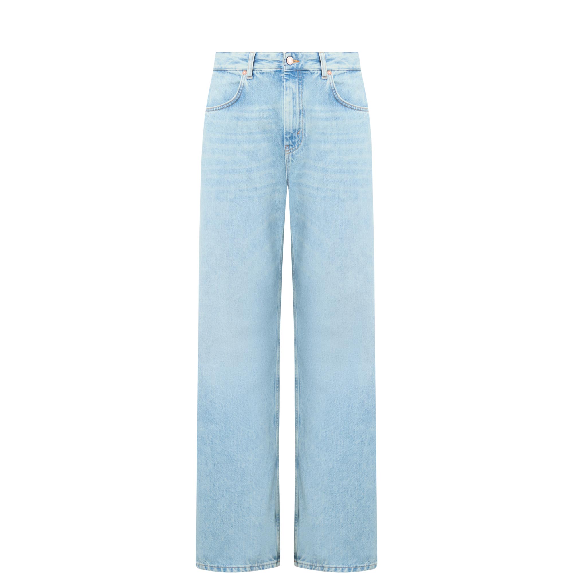 Ease High-Rise Straight Leg Jeans