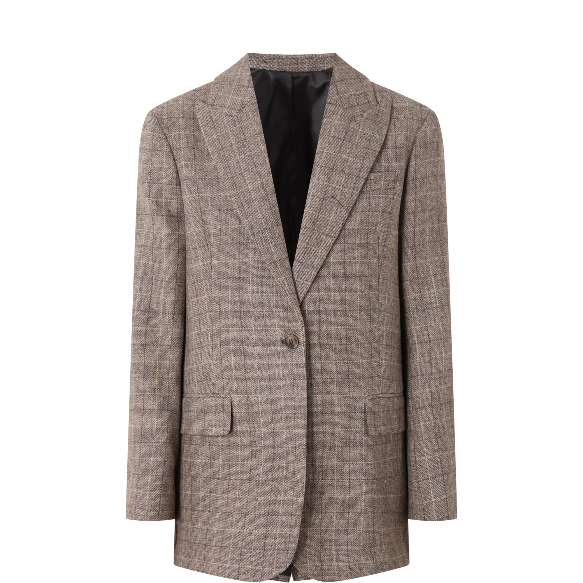 Sille Check Single Breasted Blazer