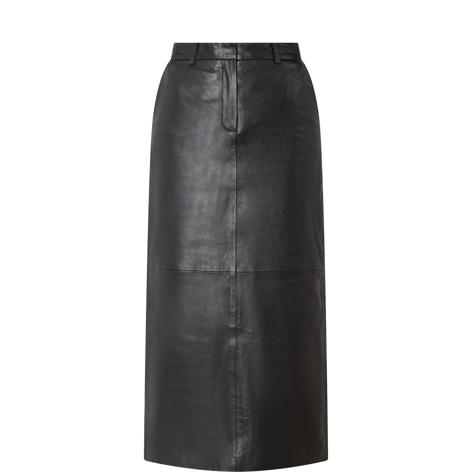 Mira High-Rise Leather Pencil Skirt