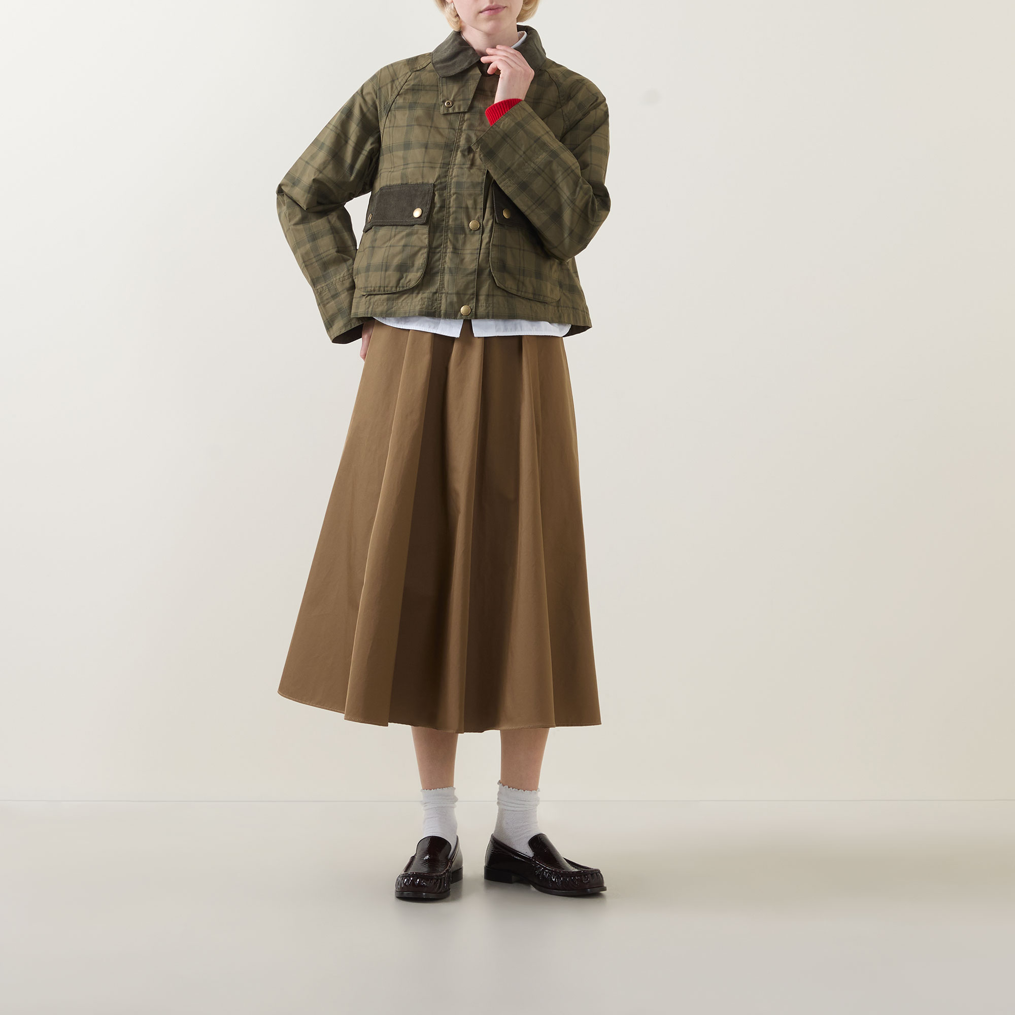 Beadnell Tartan Cropped Jacket