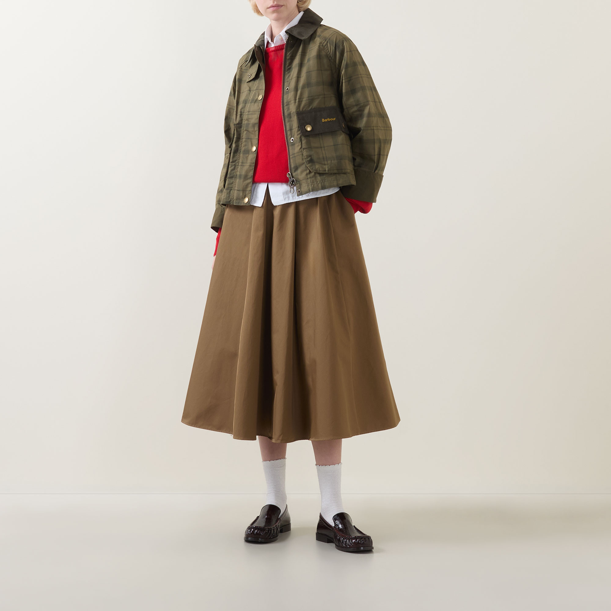 Beadnell Tartan Cropped Jacket