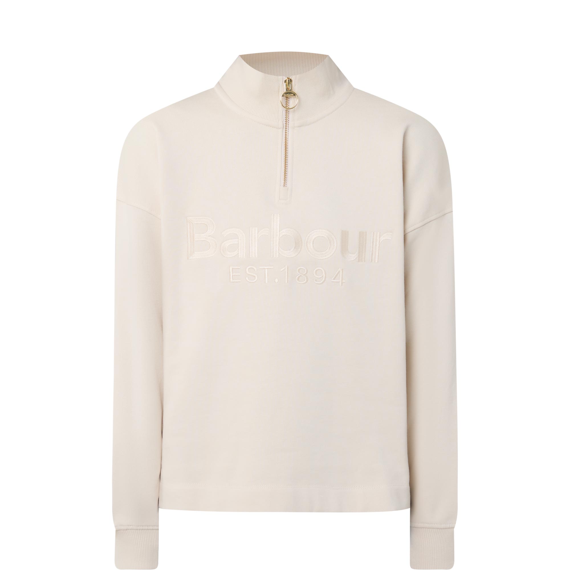 Sara Logo Half-Zip Sweatshirt