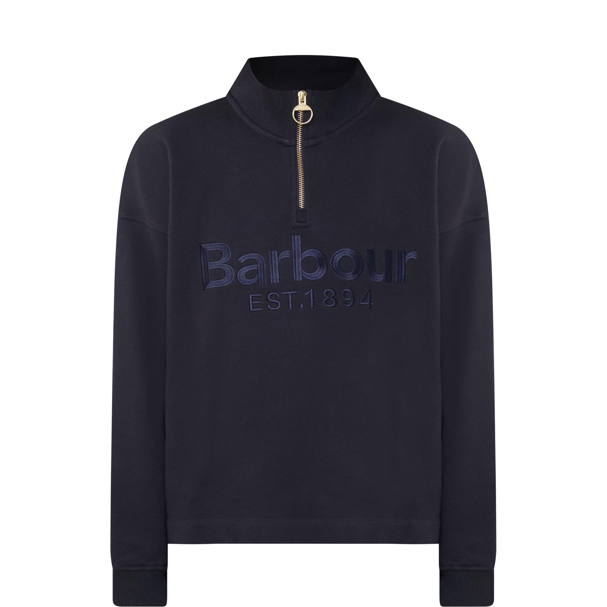 Sara Logo Half-Zip Sweatshirt
