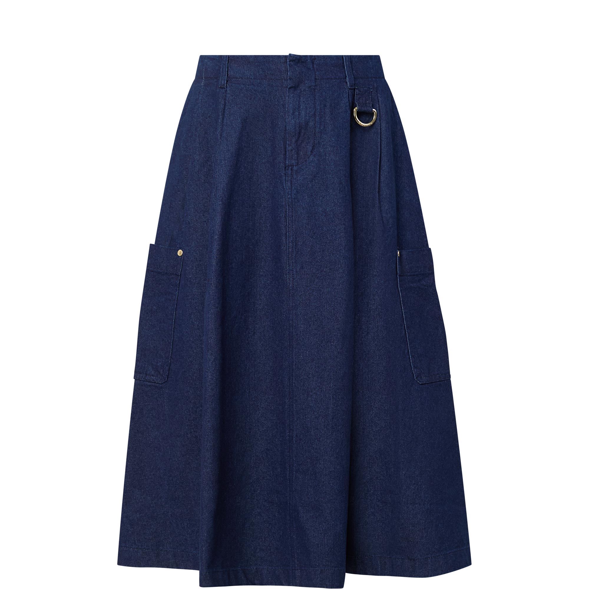 Salma Denim Flared Skirt